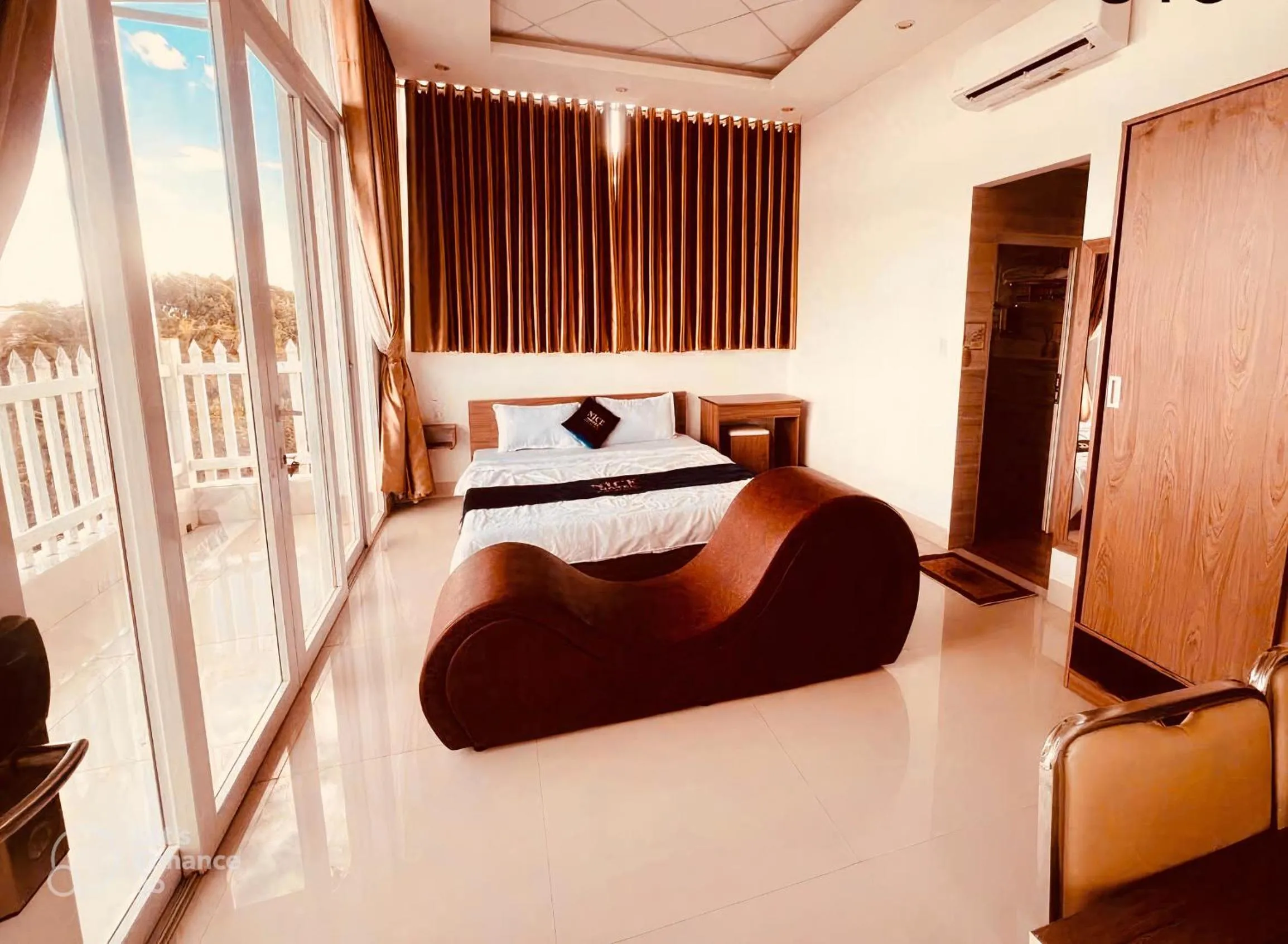 Photo of the whole room, Bed in Nice Hotel Buôn Ma Thuột