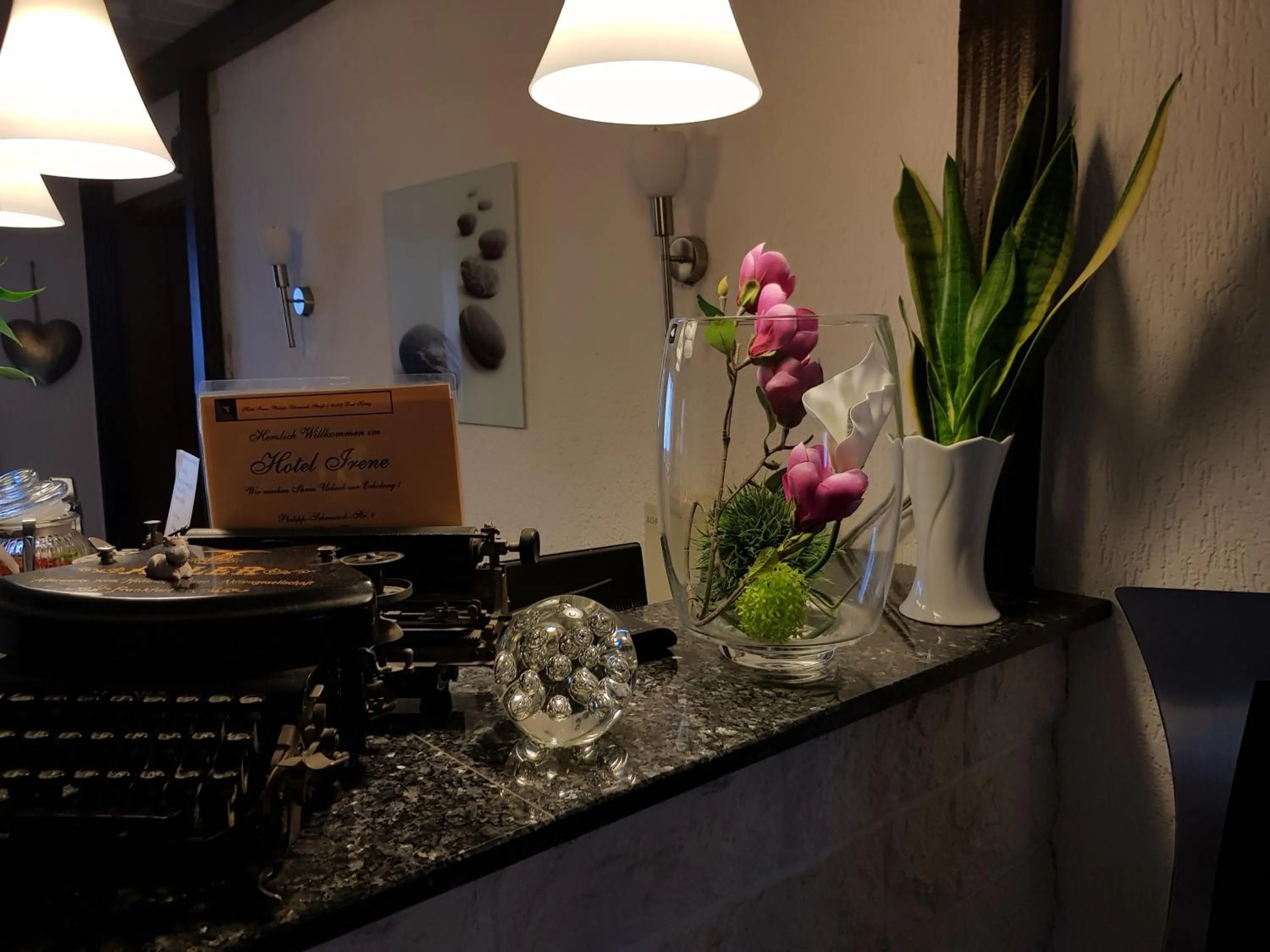 Decorative detail in Hotel Irene