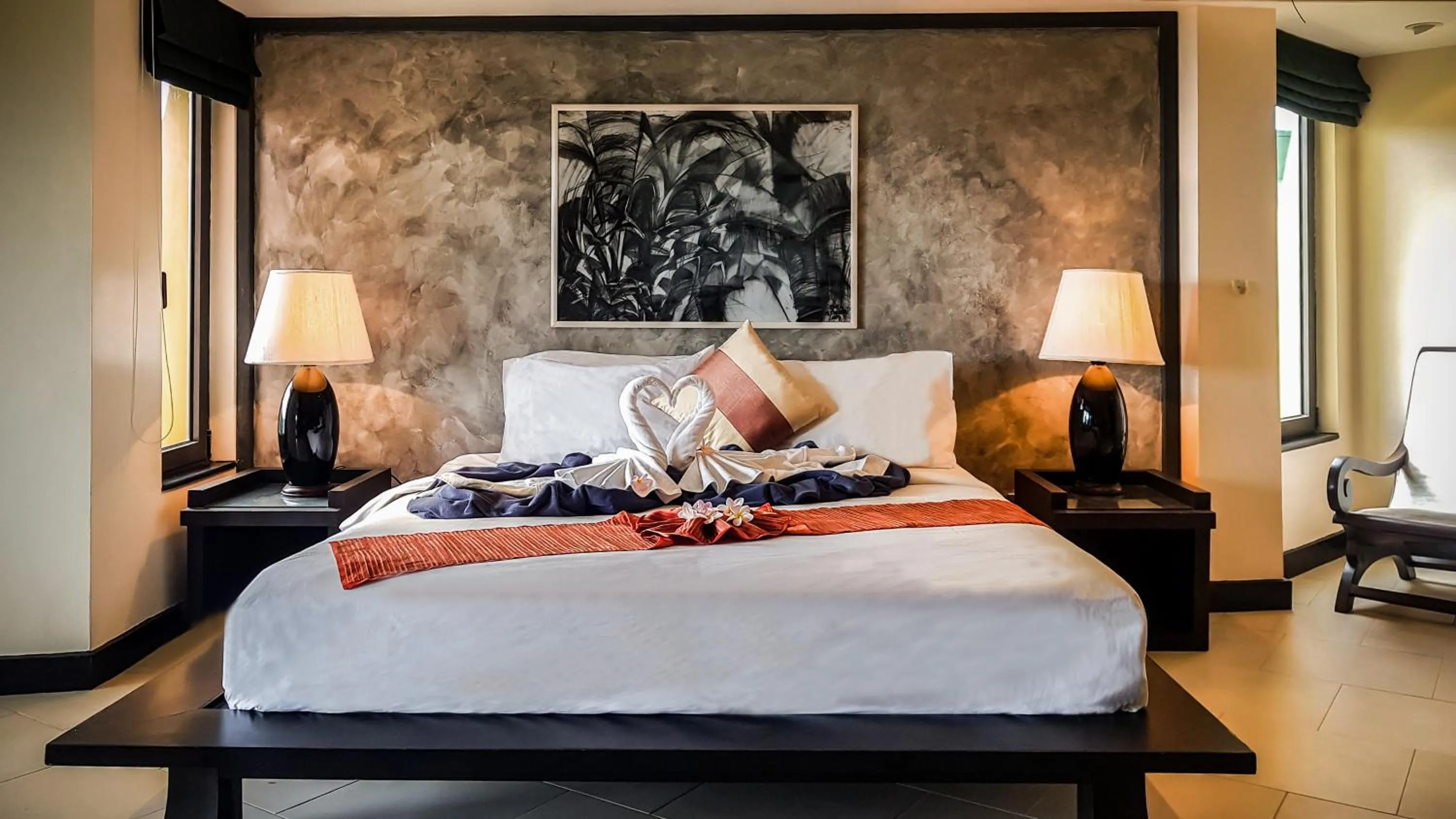 Bedroom in Kata Beach Aspasia Boutique Apartment