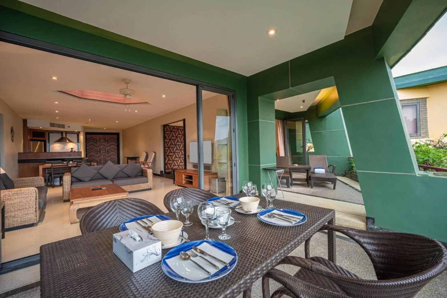 Balcony/Terrace in Kata Beach Aspasia Boutique Apartment