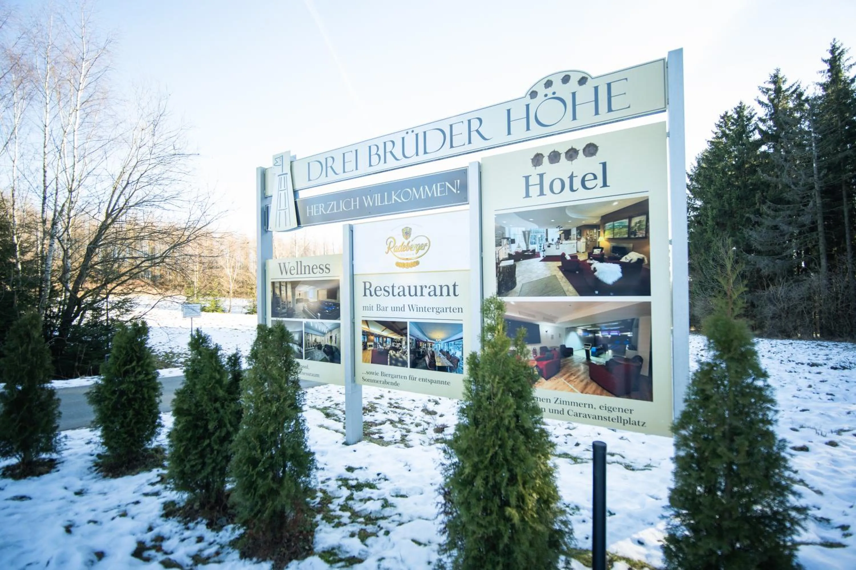 Property building in Berghotel Drei Brüder Höhe