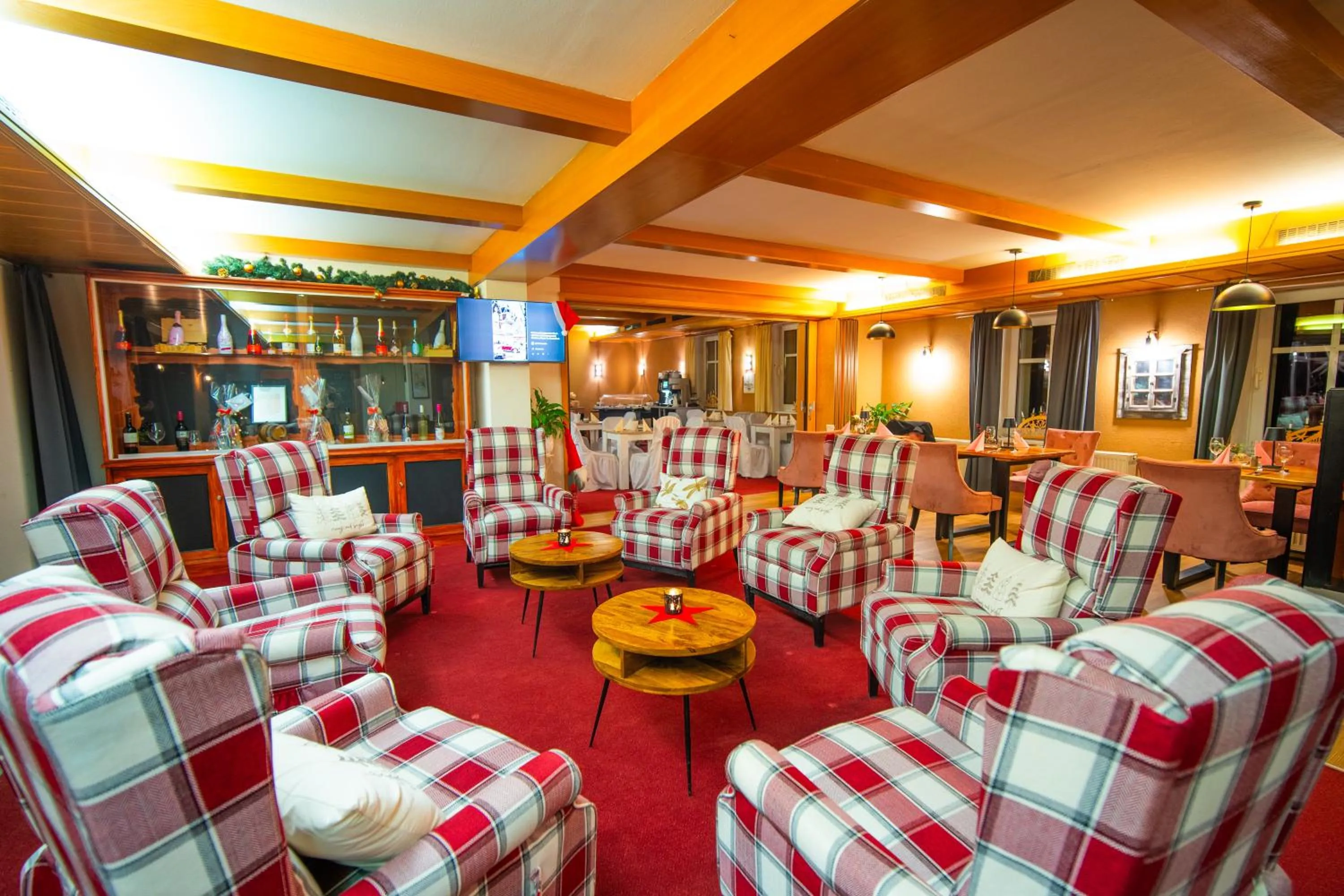 Lobby or reception in Berghotel Drei Brüder Höhe