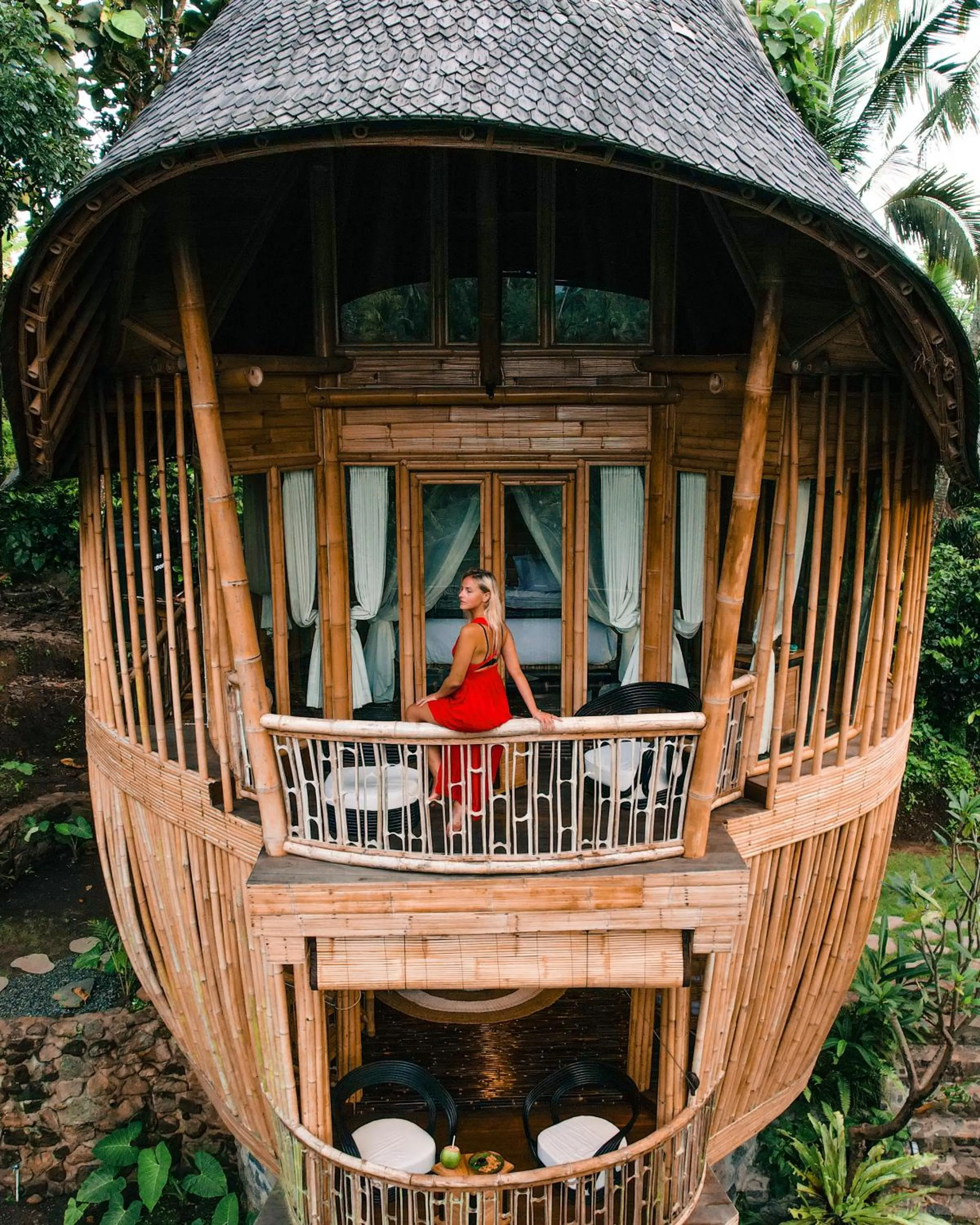Balcony/Terrace in Asep Gumi Retreat - Soul of Nature in Tabanan