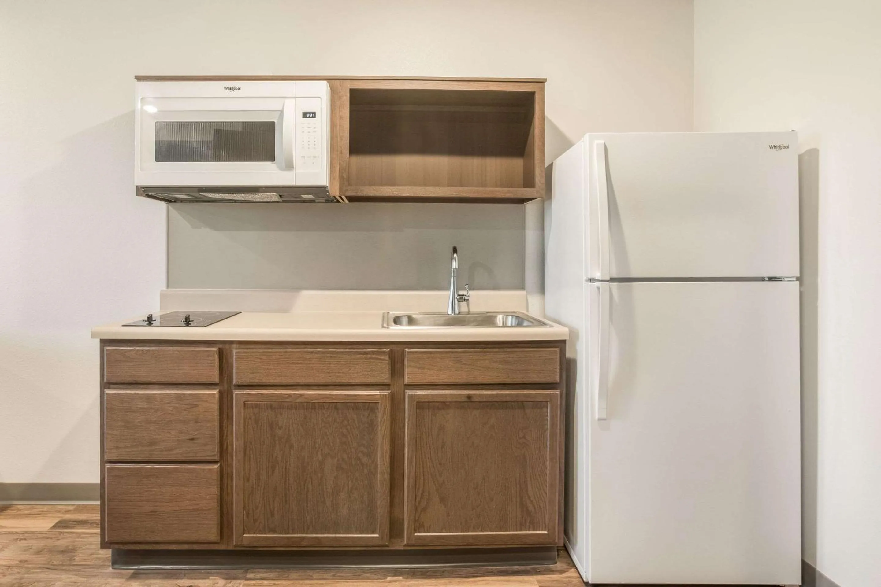 Kitchen or kitchenette in WoodSpring Suites Atlanta Newnan