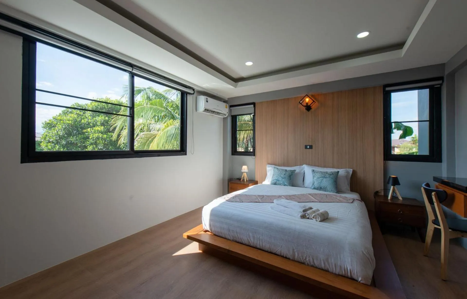 Bedroom, Bed in Areya Villa