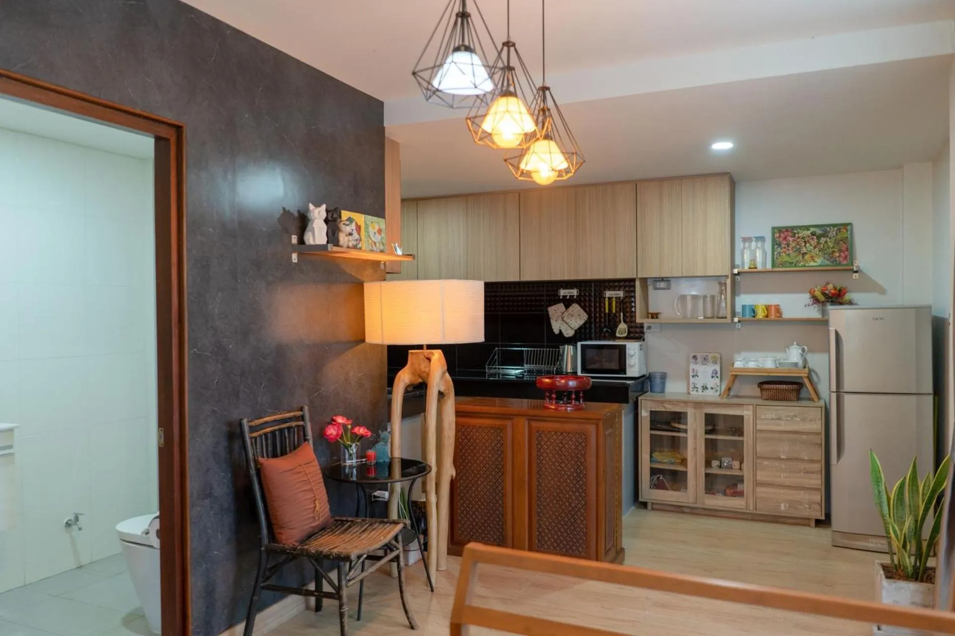 Kitchen or kitchenette in Areya Villa