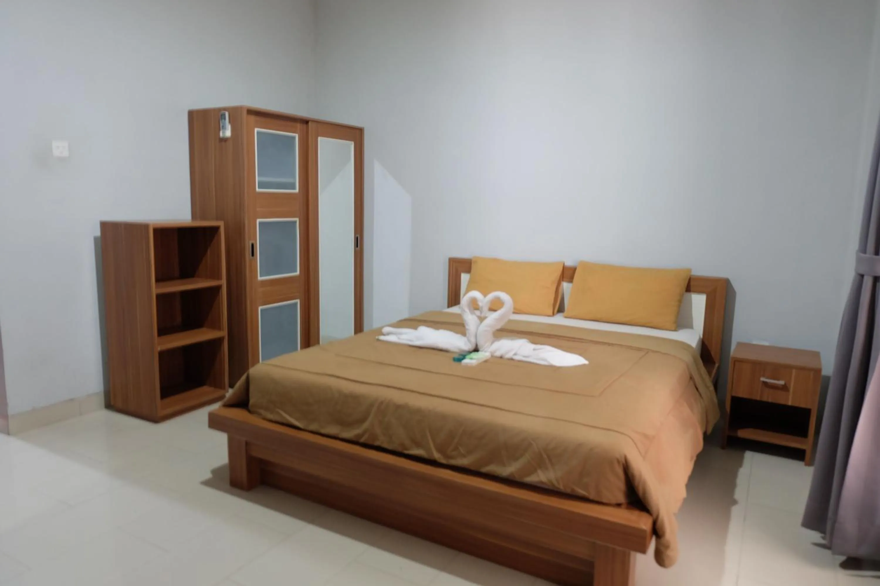 Bed in Prada Apartment