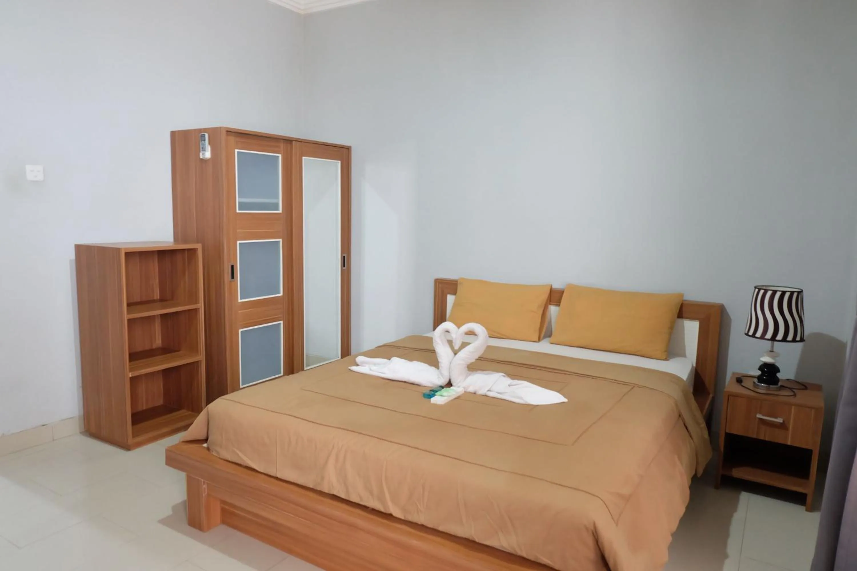 Bed in Prada Apartment