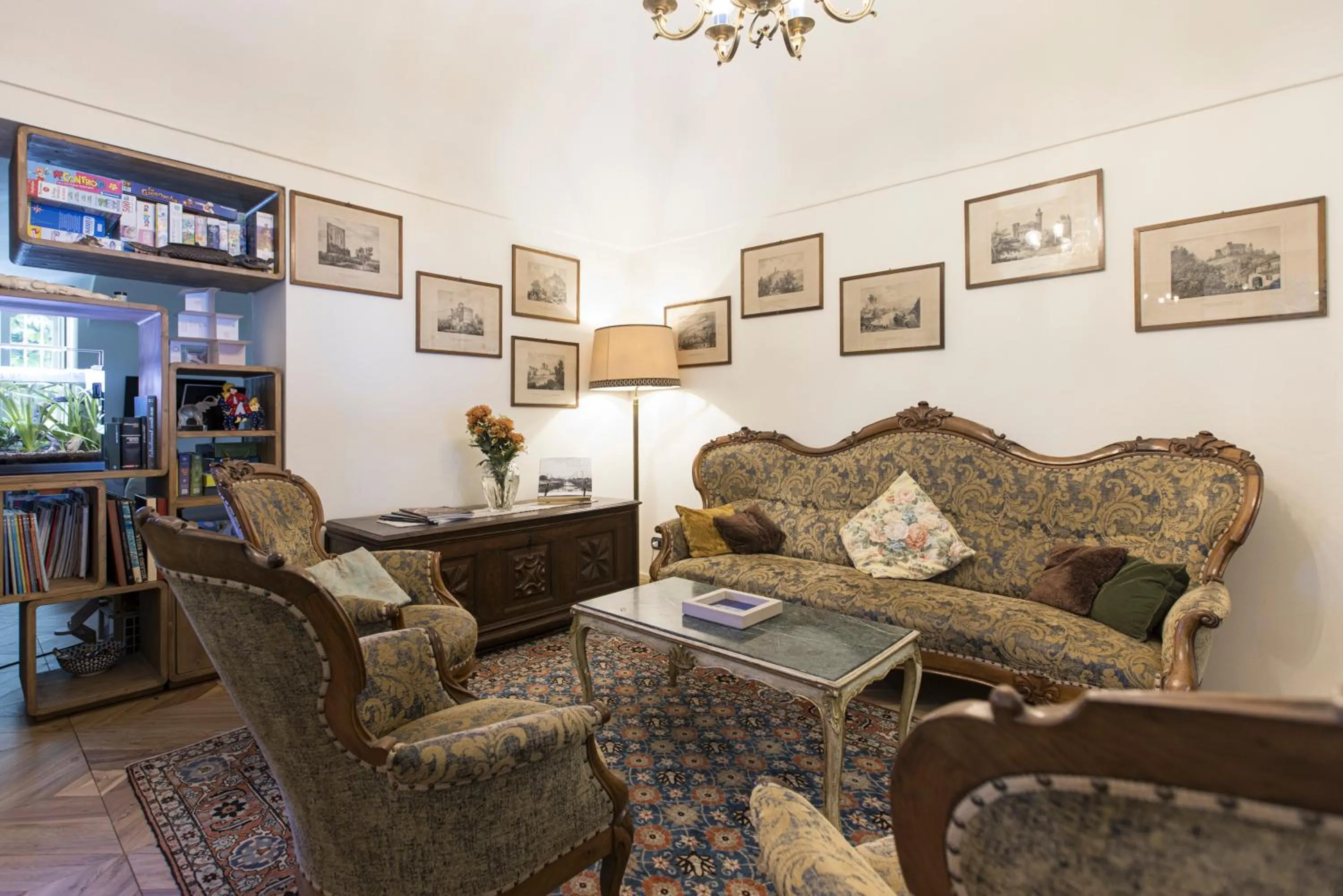 Communal lounge/ TV room in Villa Trisano