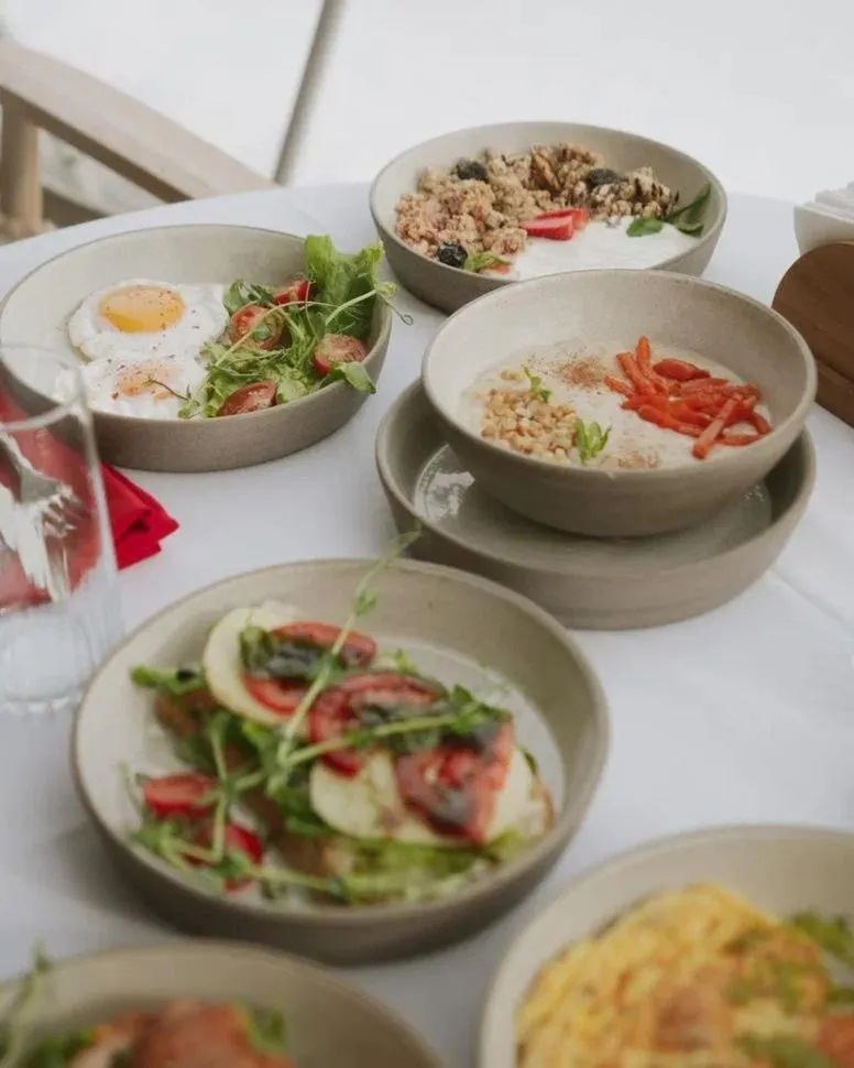 Breakfast in Tenir Eco Hotel, Shymbulak Mountain Resort