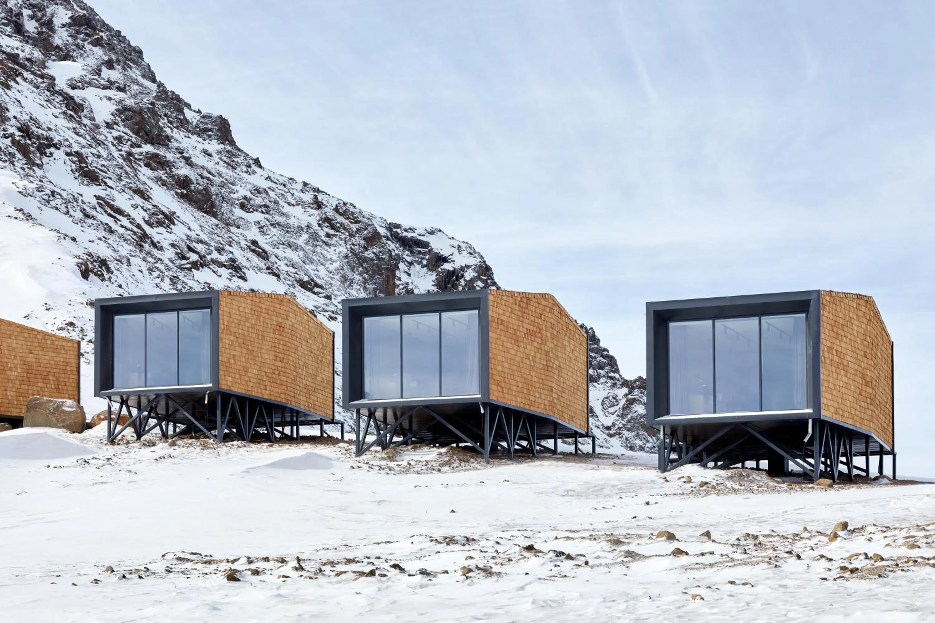 Property building in Tenir Eco Hotel, Shymbulak Mountain Resort