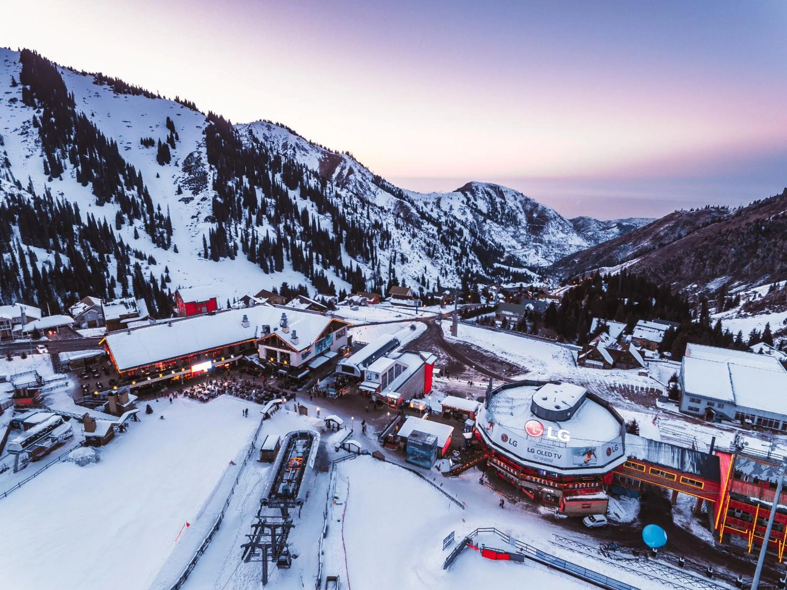 Nearby landmark in Tenir Eco Hotel, Shymbulak Mountain Resort
