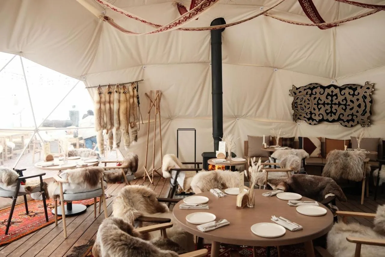 Restaurant/places to eat in Tenir Eco Hotel, Shymbulak Mountain Resort