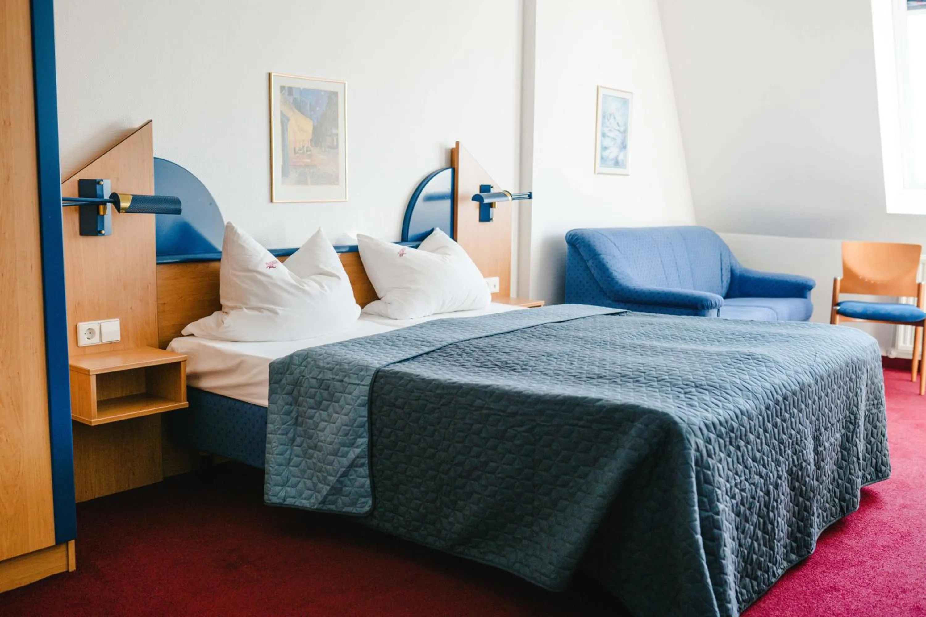 Photo of the whole room, Bed in Fährhaus Farge Bremen