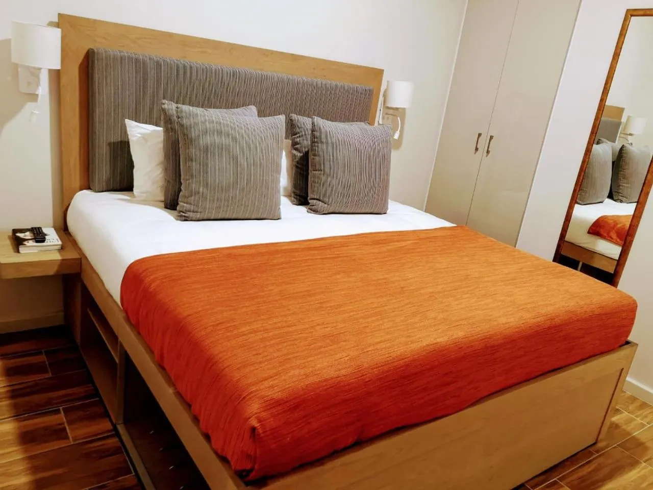 Bed in Urban Oasis Aparthotel