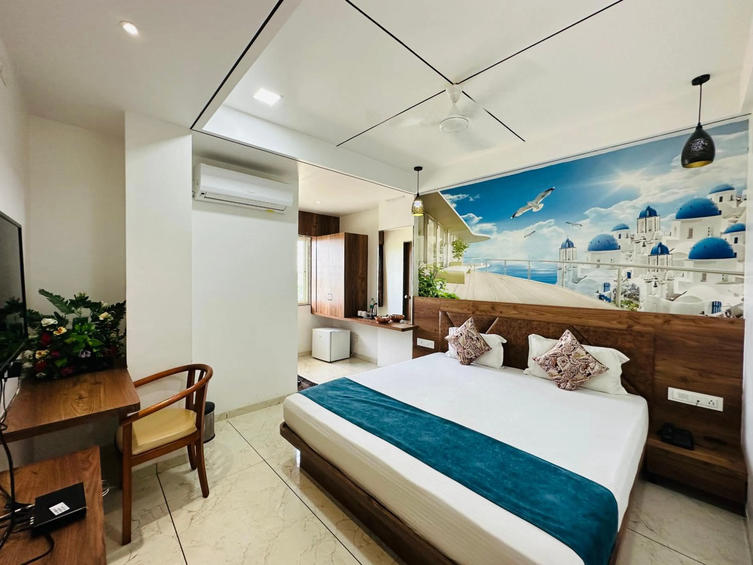 Bedroom, Bed in Hotel The Grand Piano - Best Business Hotel in Patan