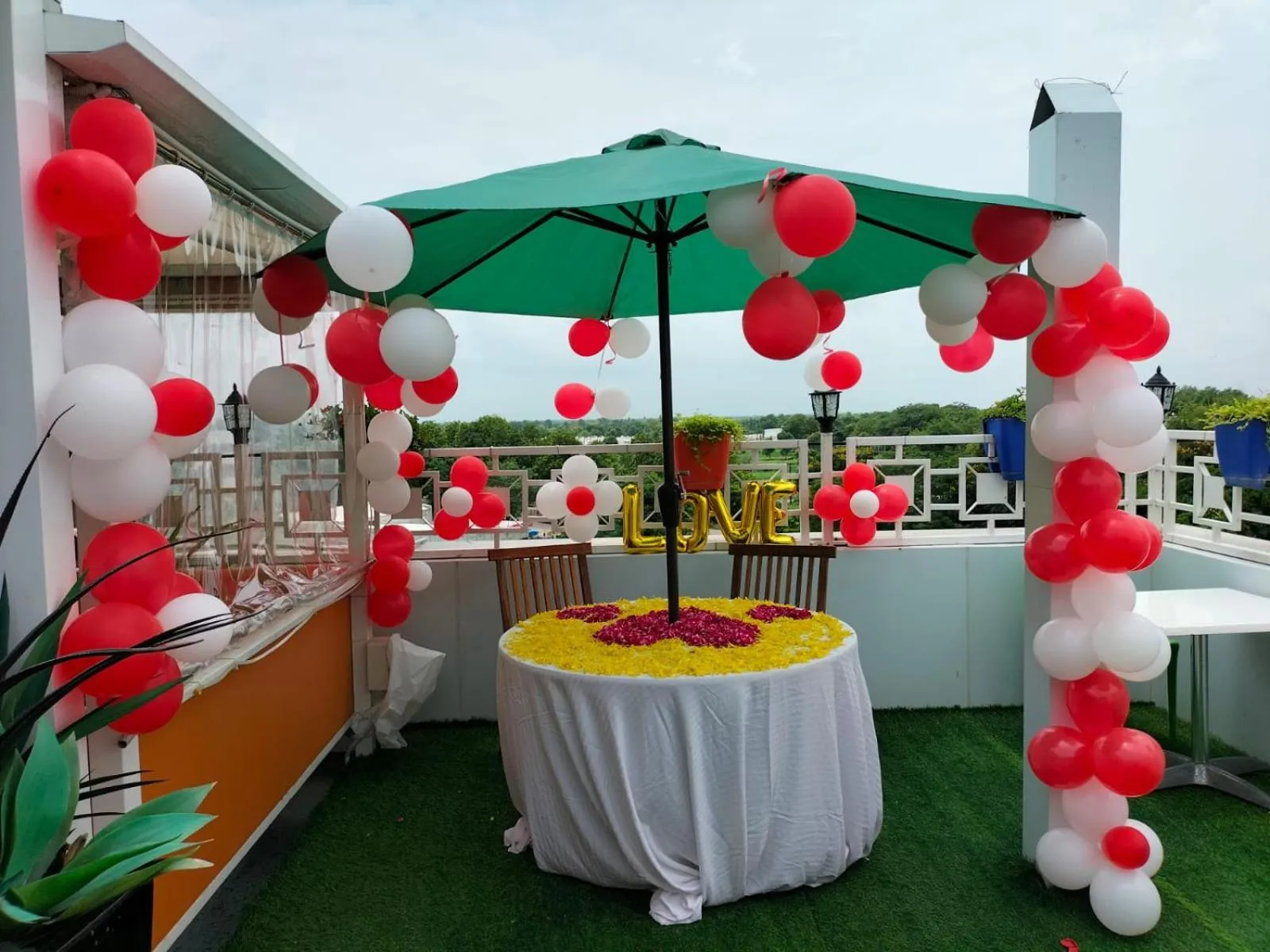 Balcony/Terrace in Hotel The Grand Piano - Best Business Hotel in Patan