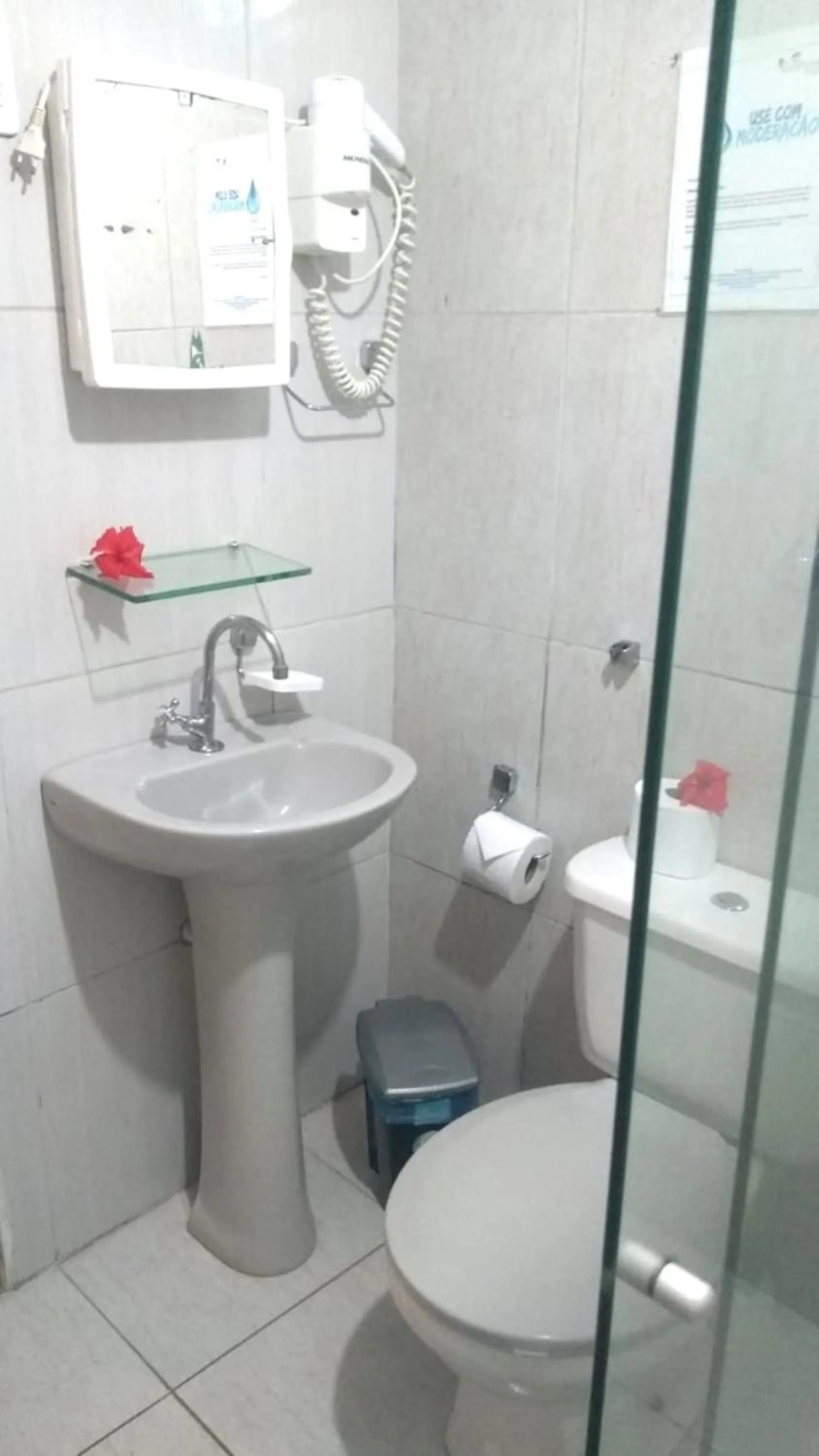 Bathroom in Pousada São Silmares