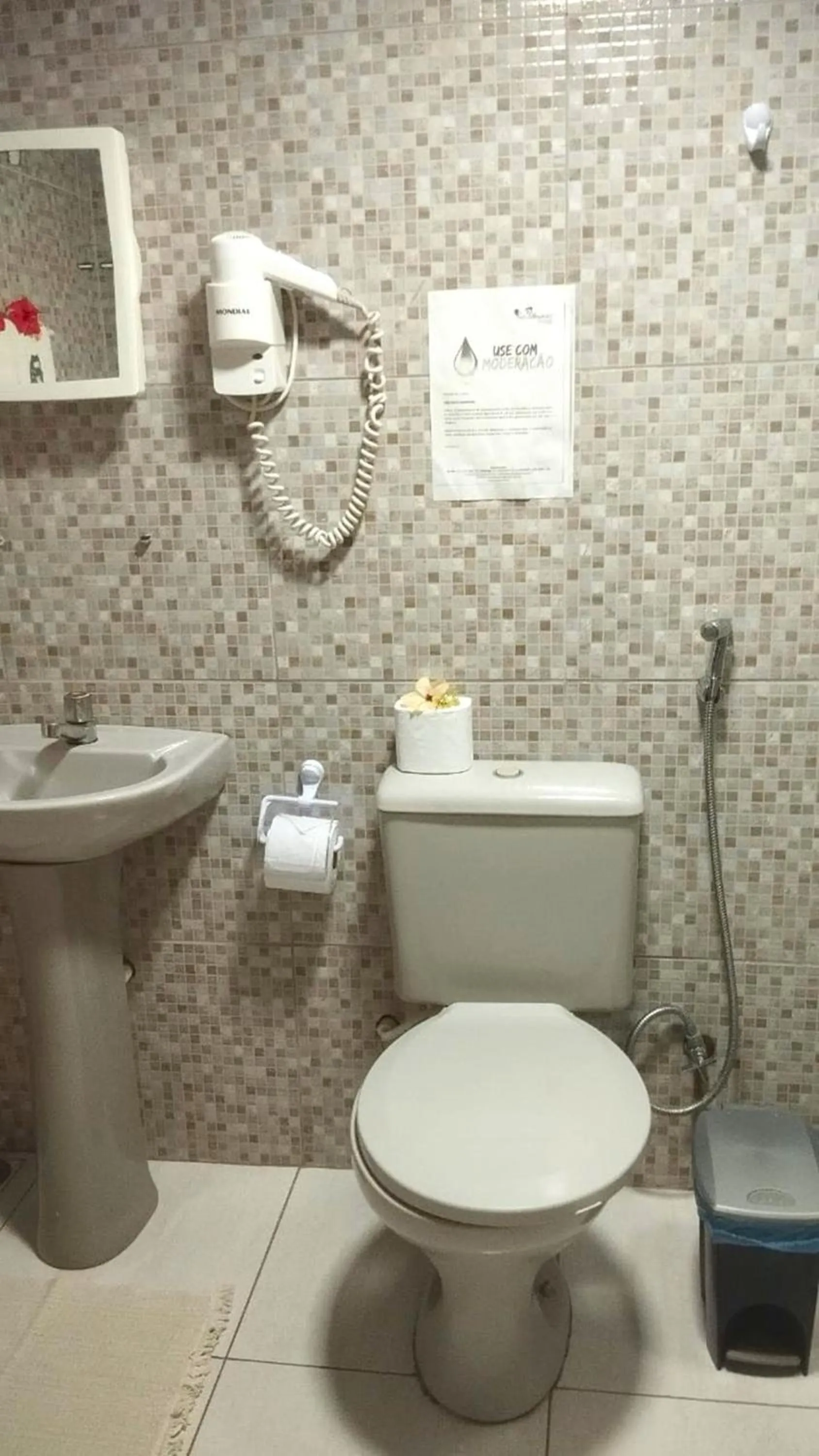 Bathroom in Pousada São Silmares