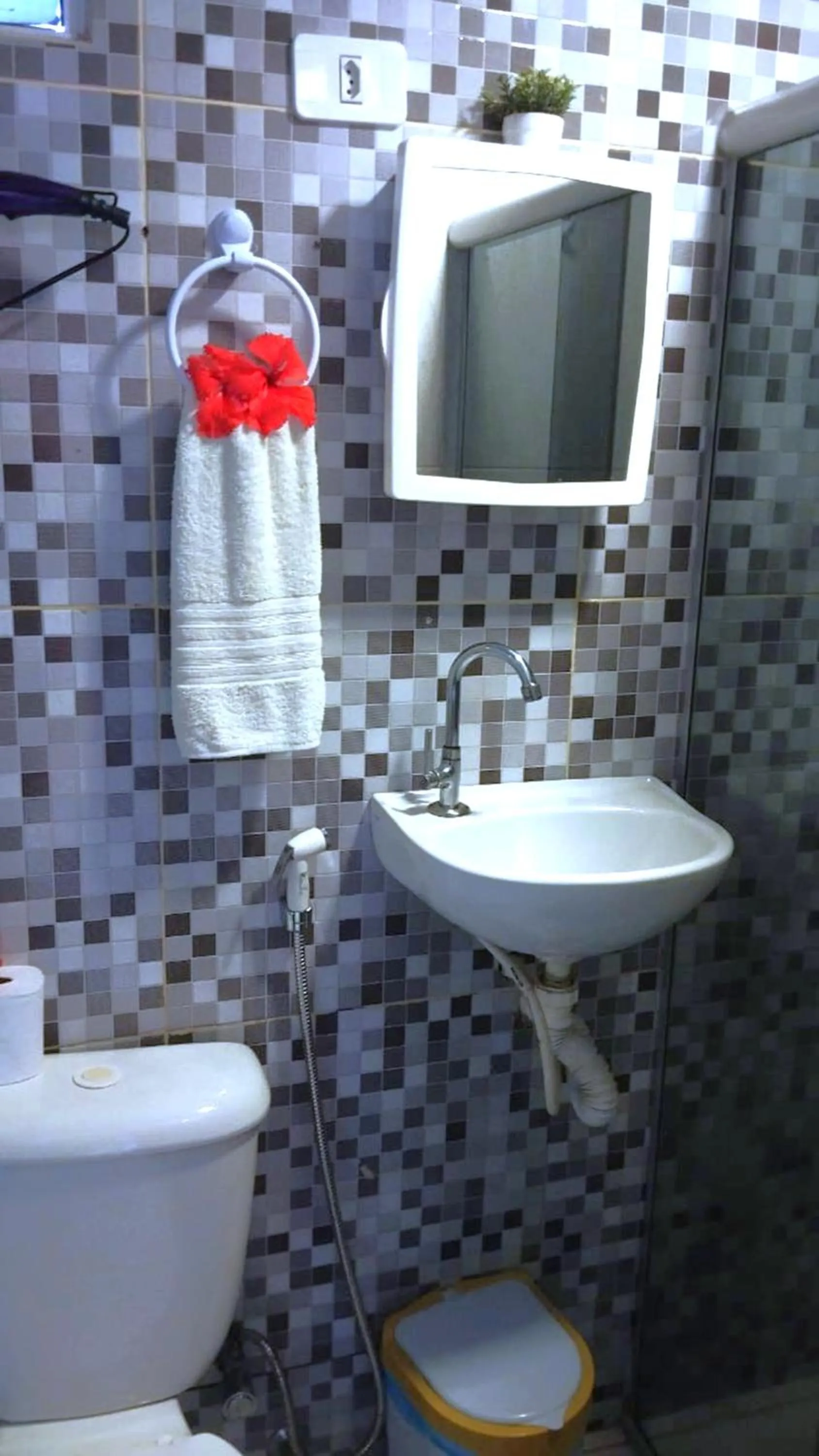 Bathroom in Pousada São Silmares