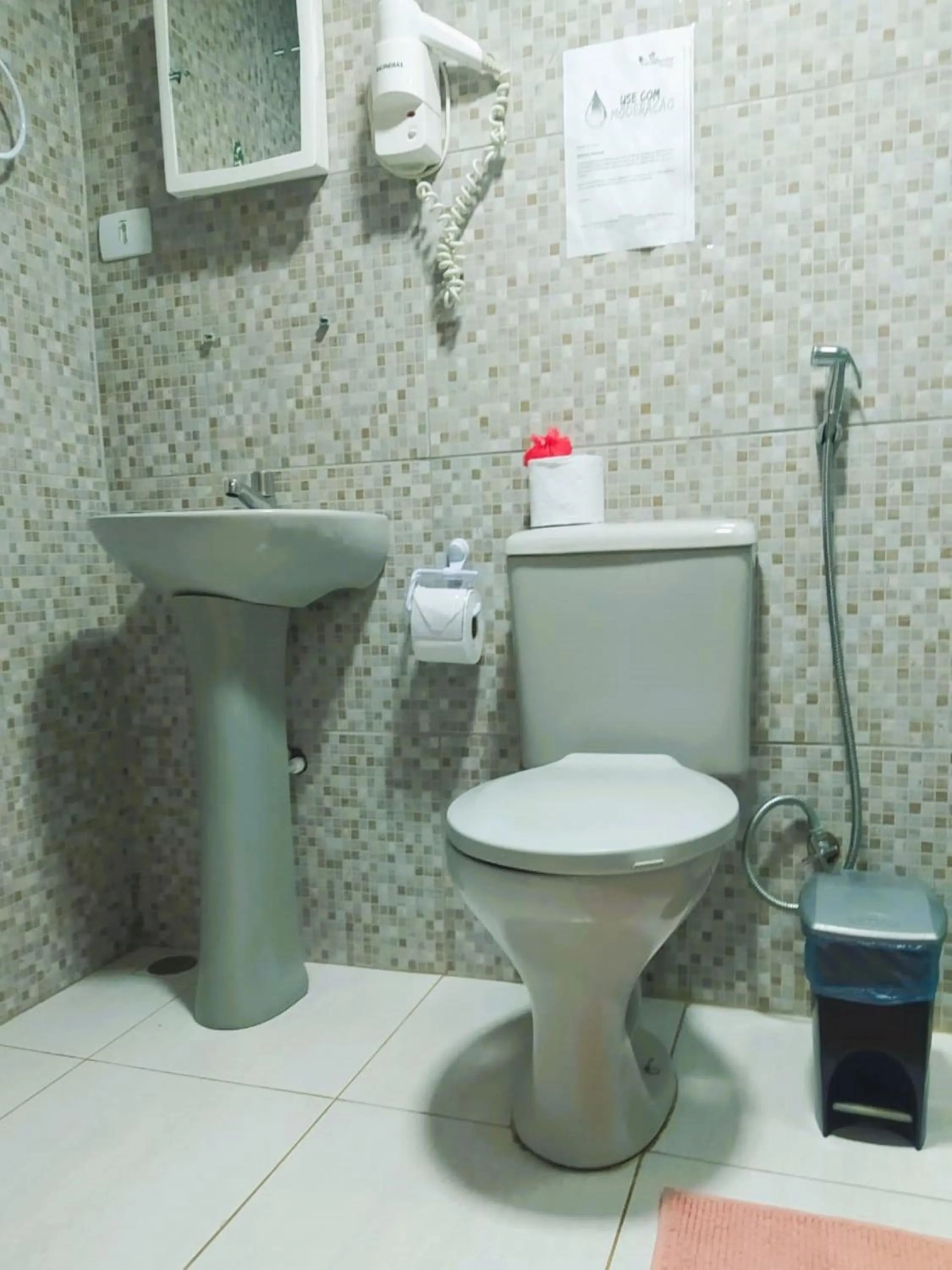 Bathroom in Pousada São Silmares