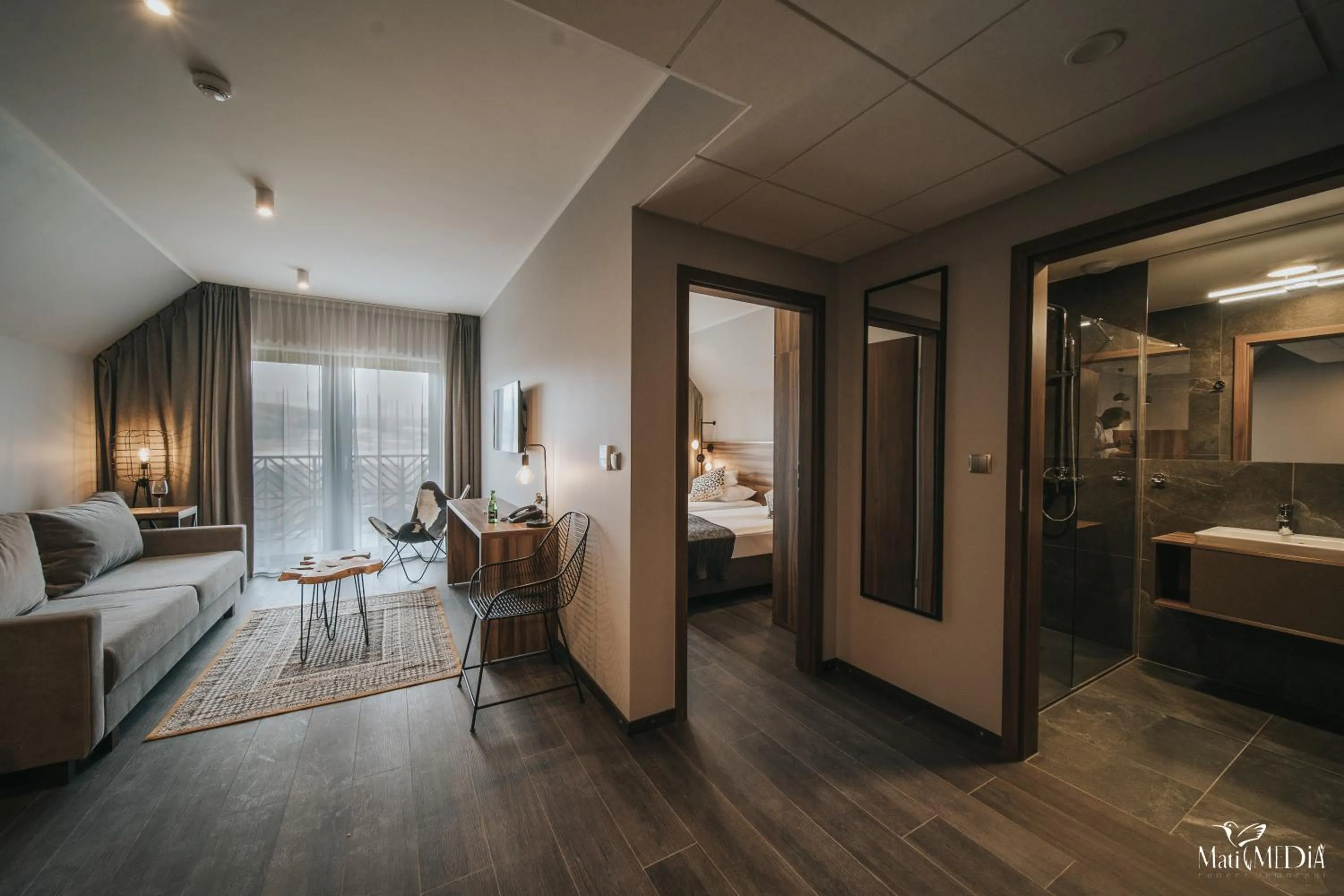 Bathroom, Bed in Lake Hill Karkonosze Apartments