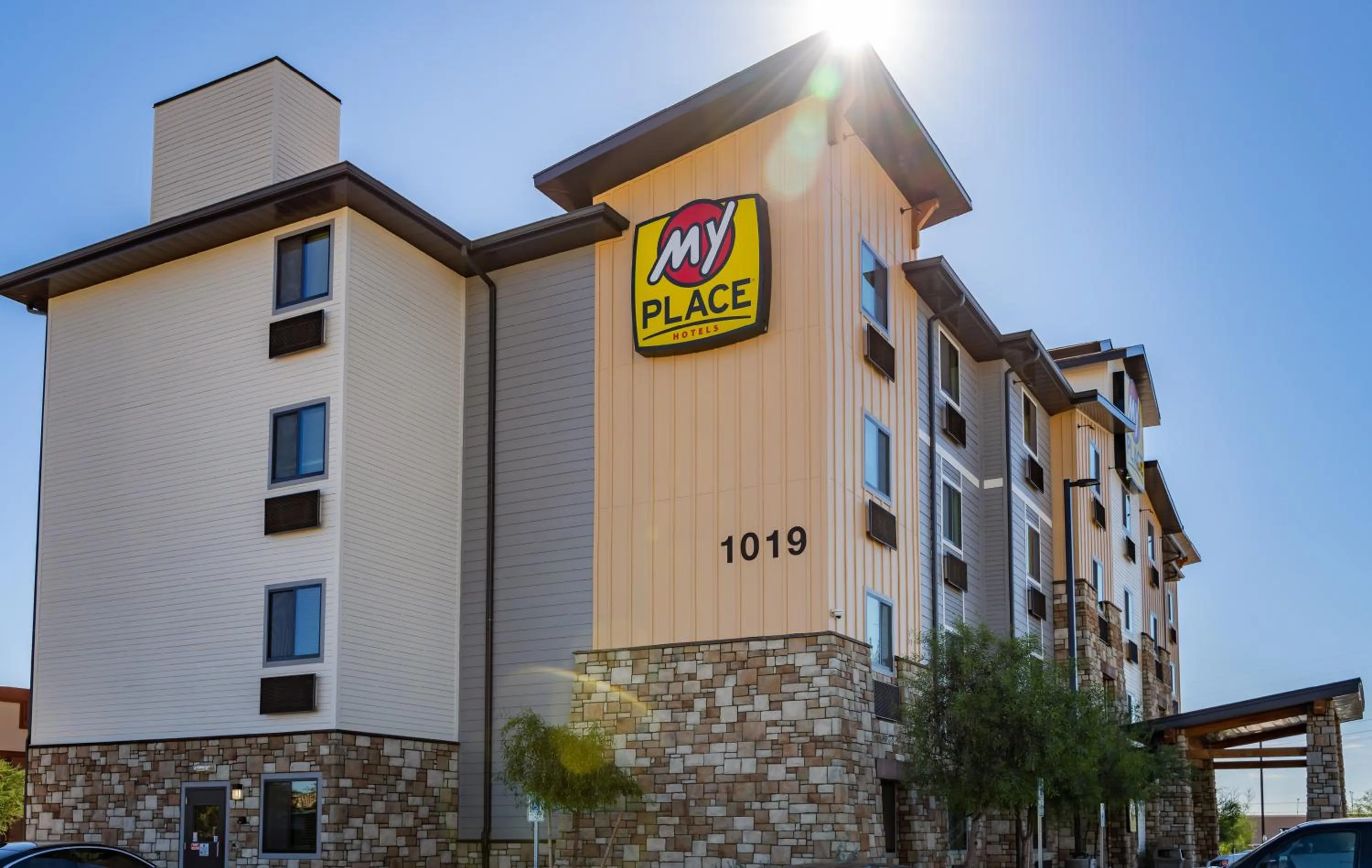 Property building in My Place Hotel-Phoenix West/Buckeye, AZ