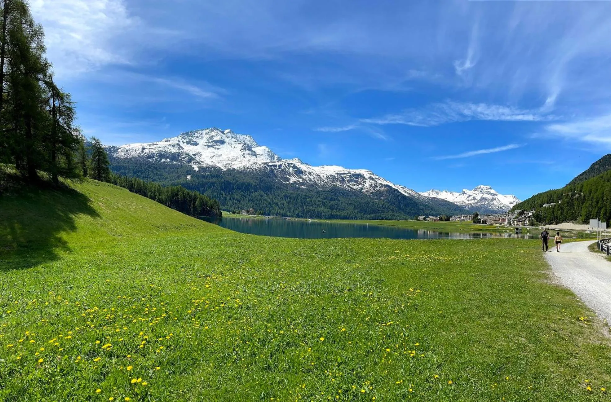 Natural landscape in Arsa Lodge Silvaplana