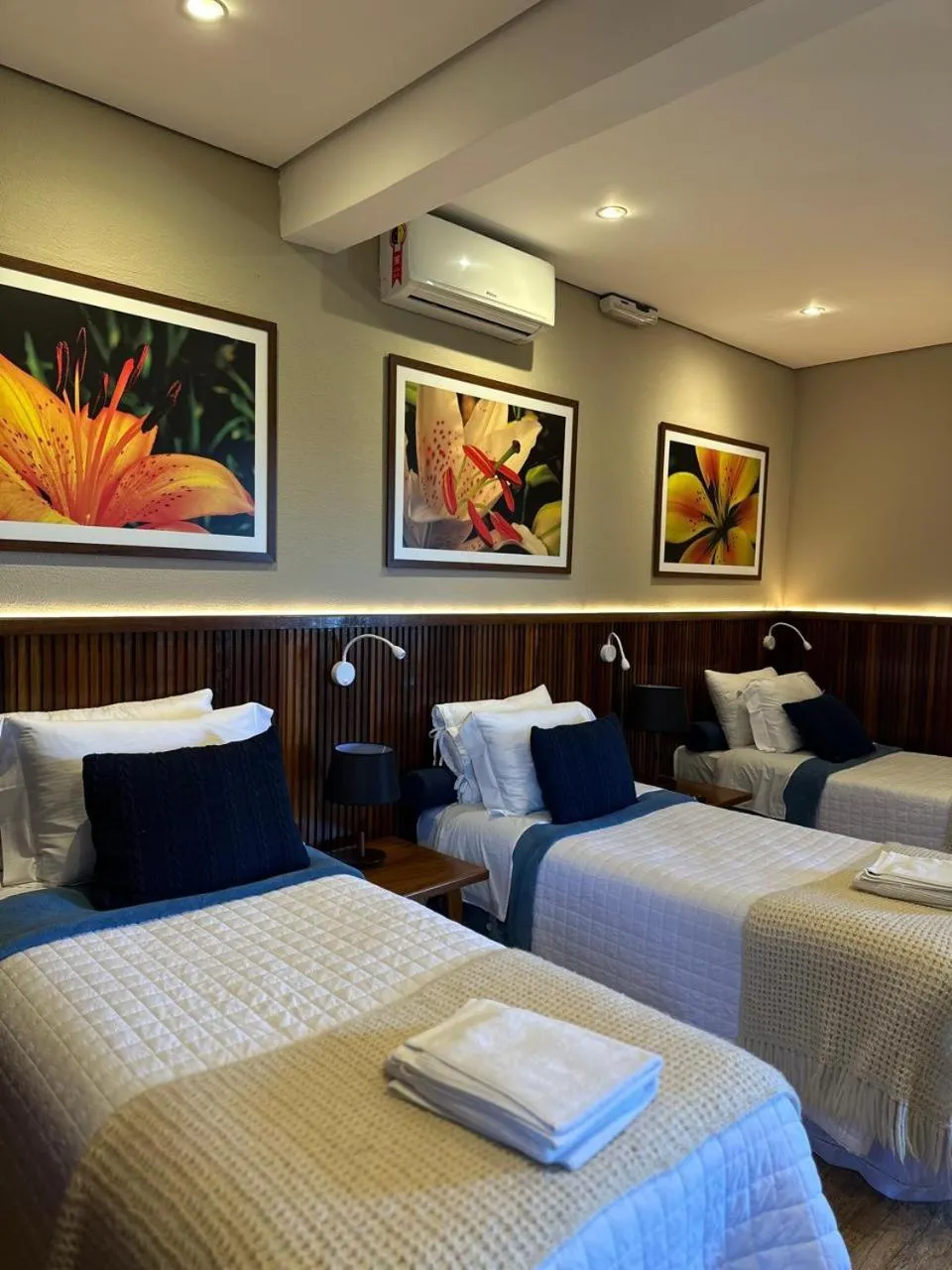 Bed in Pousada das Lavandas