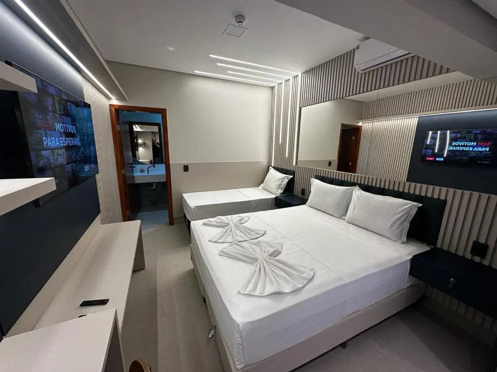 Bedroom, Bed in Pousada Villas - Bonito