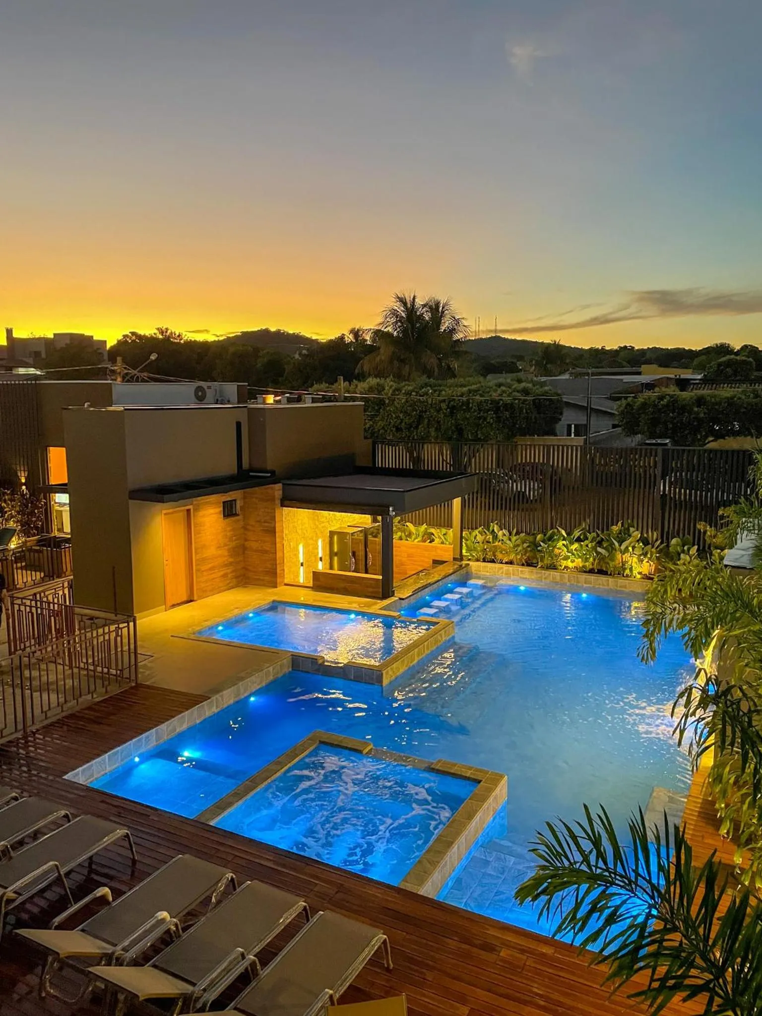 Swimming pool in Pousada Villas Bonito