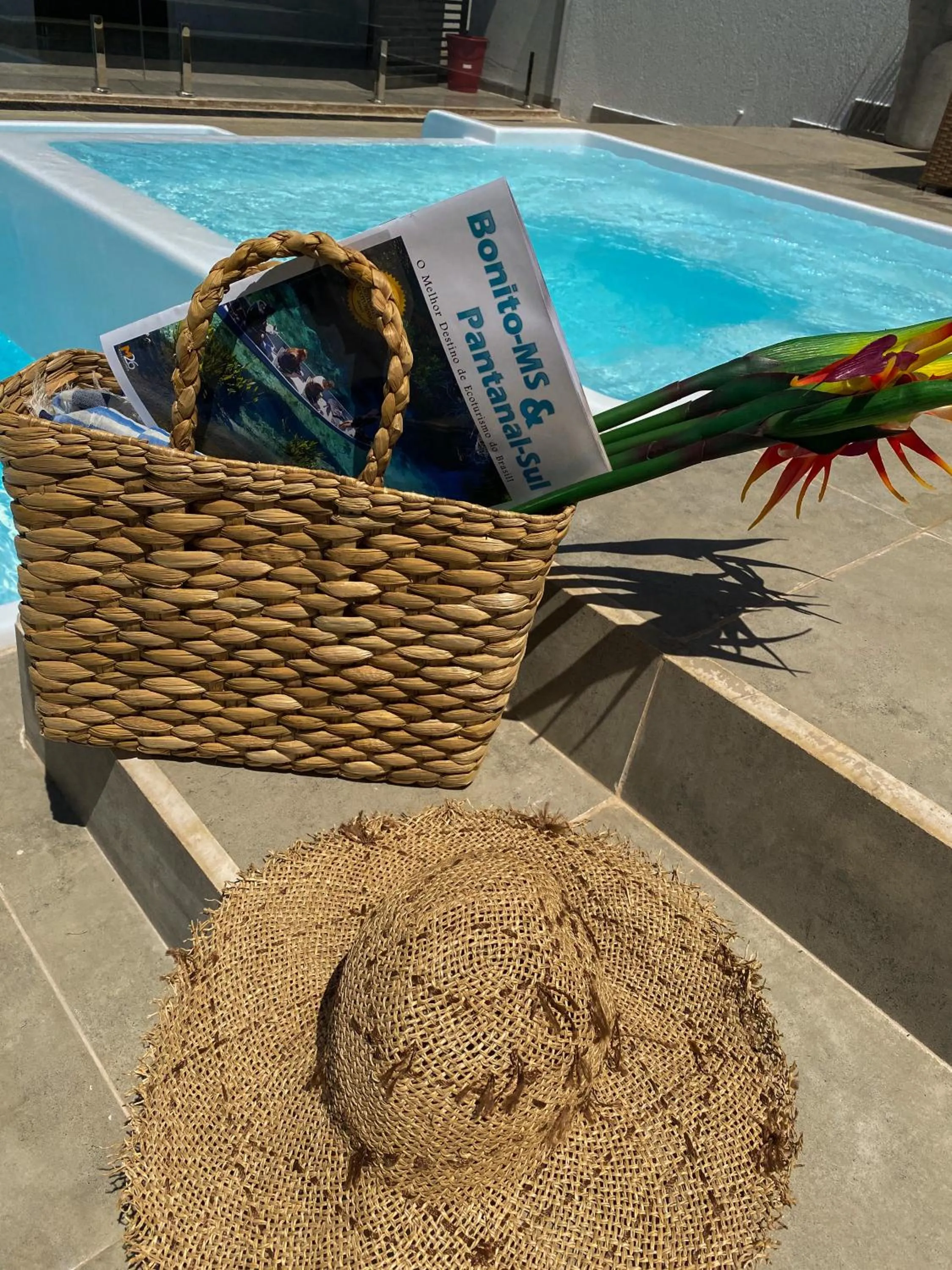 Pool view in Pousada Villas - Bonito