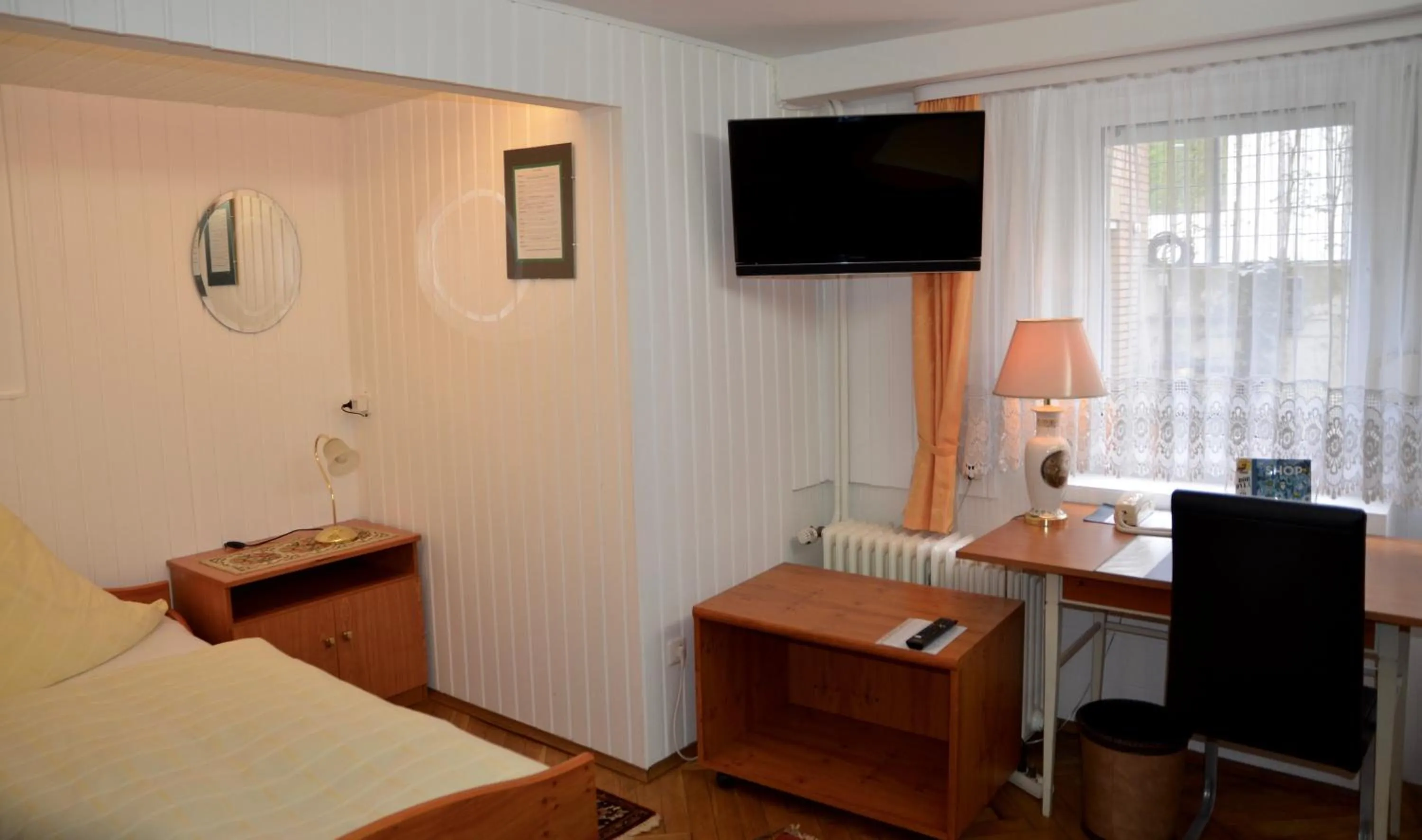 Photo of the whole room, Bed in Hotel Waldersee