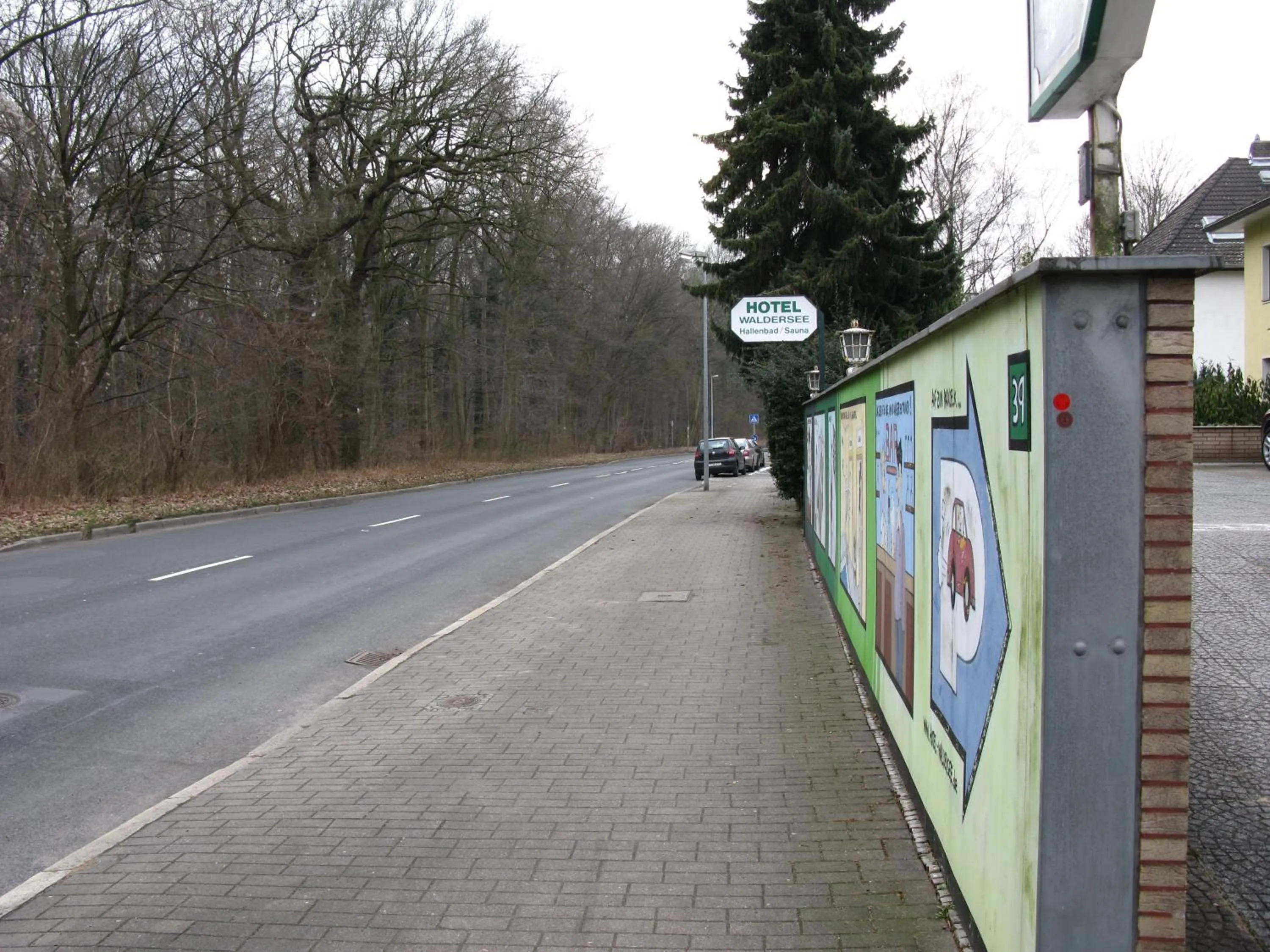 Facade/entrance in Hotel Waldersee