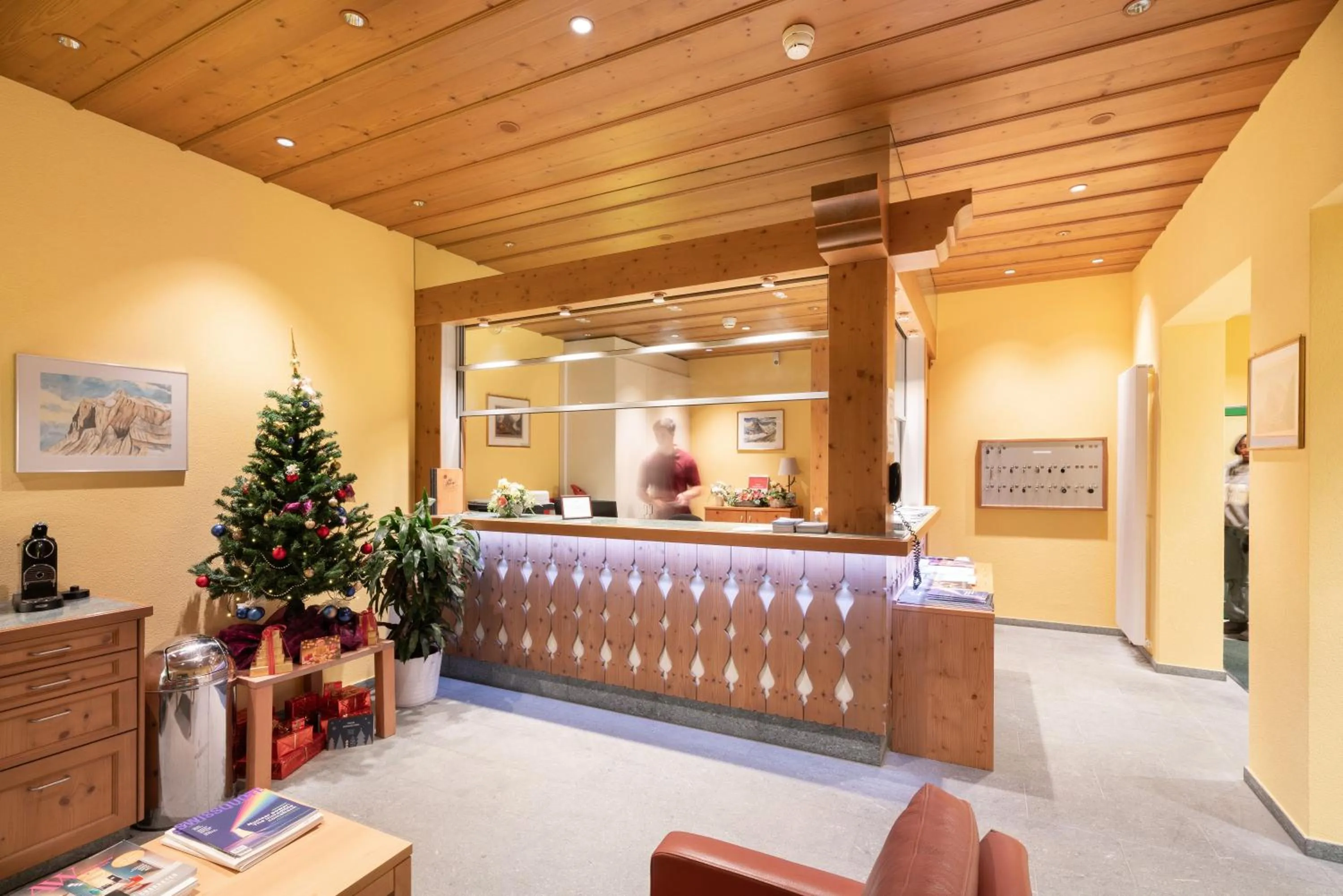 Lobby or reception in Hotel Grindelwalderhof