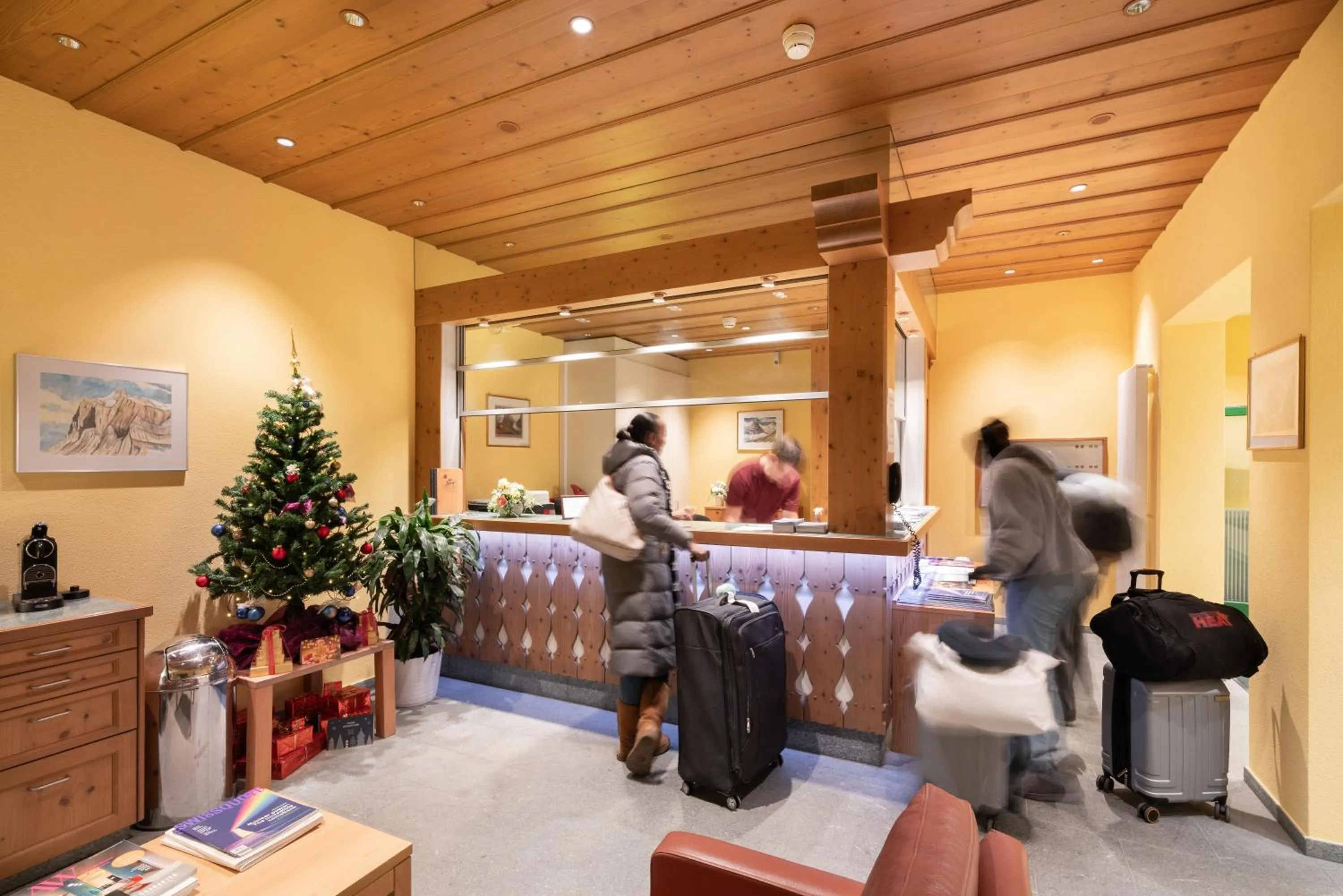Lobby or reception in Hotel Grindelwalderhof