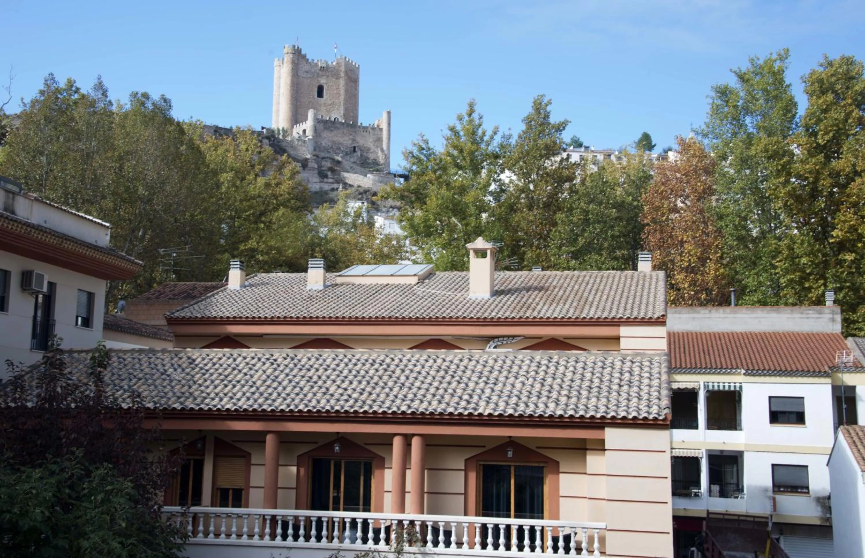 Facade/entrance in Alcalá del Jucar Hotel Pelayo