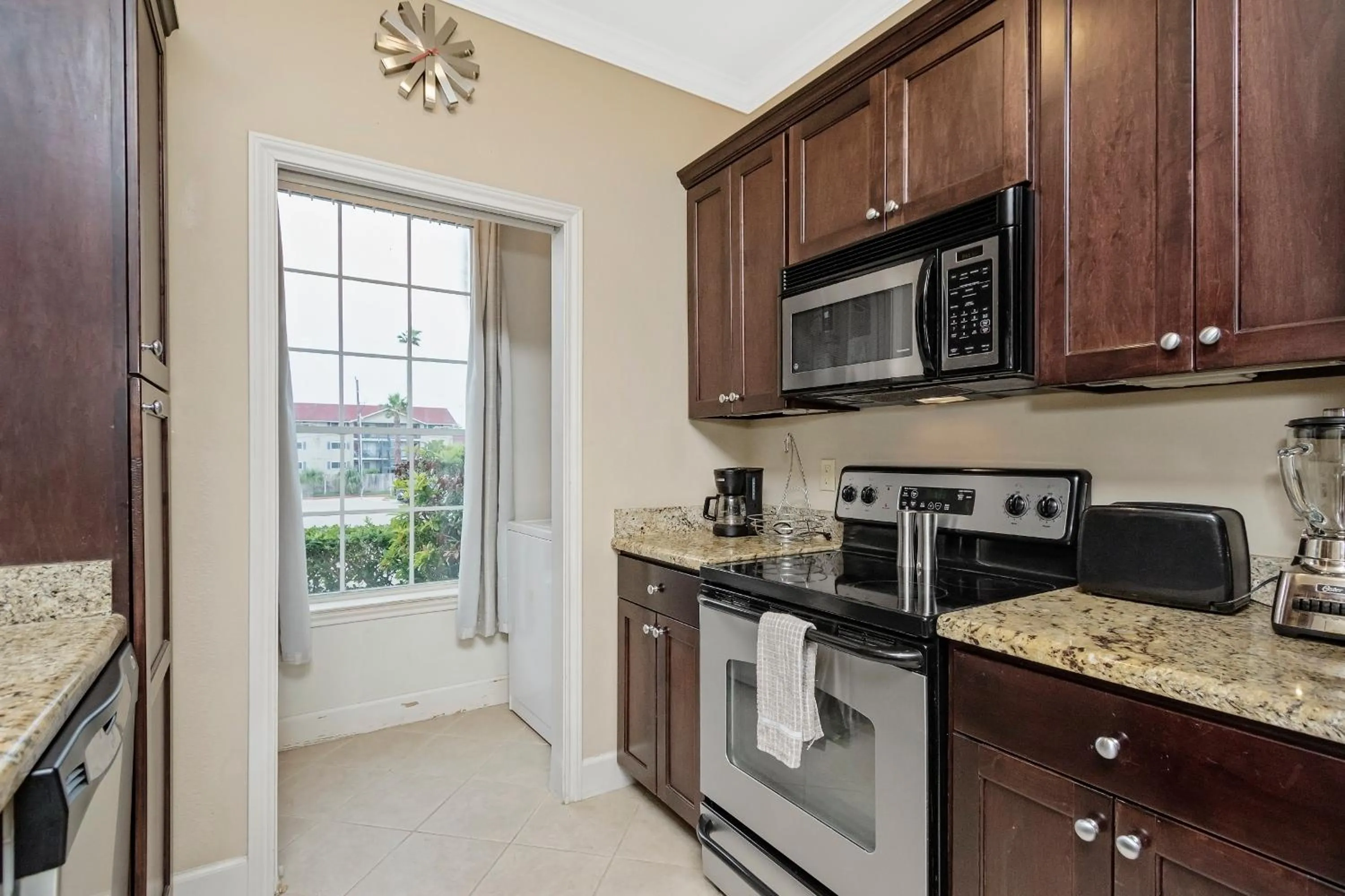 Sea view in The Dawn Oceanfront Condo on Seawall Blvd