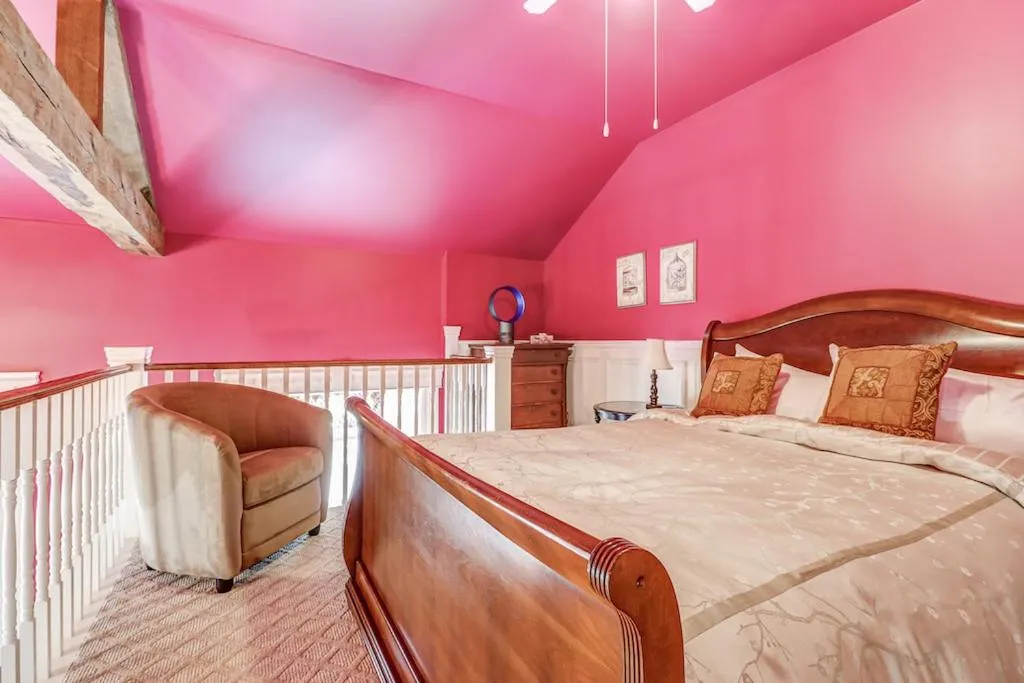 Bed in School House Bed and Breakfast C.1859