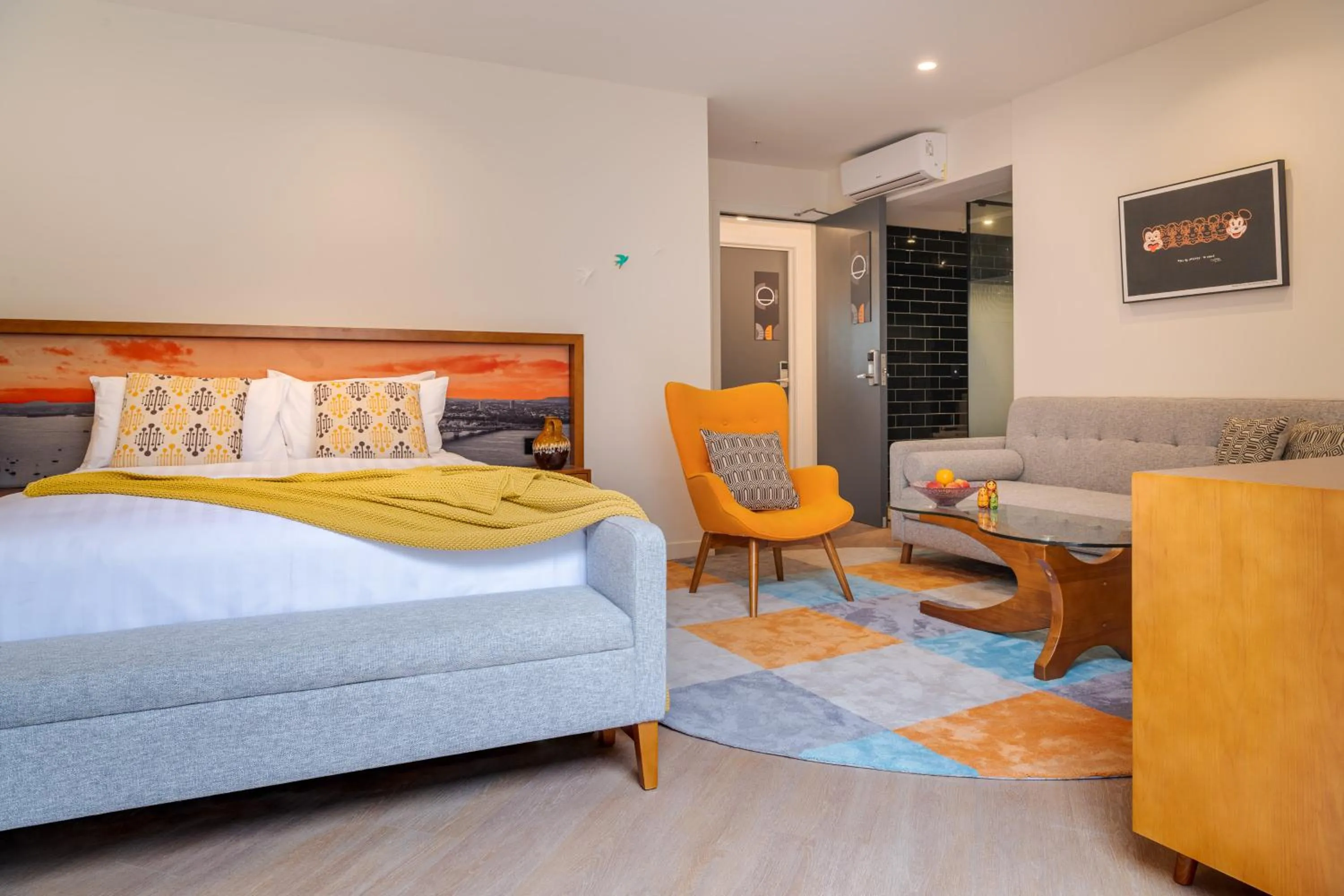 Bed in Ohtel Auckland