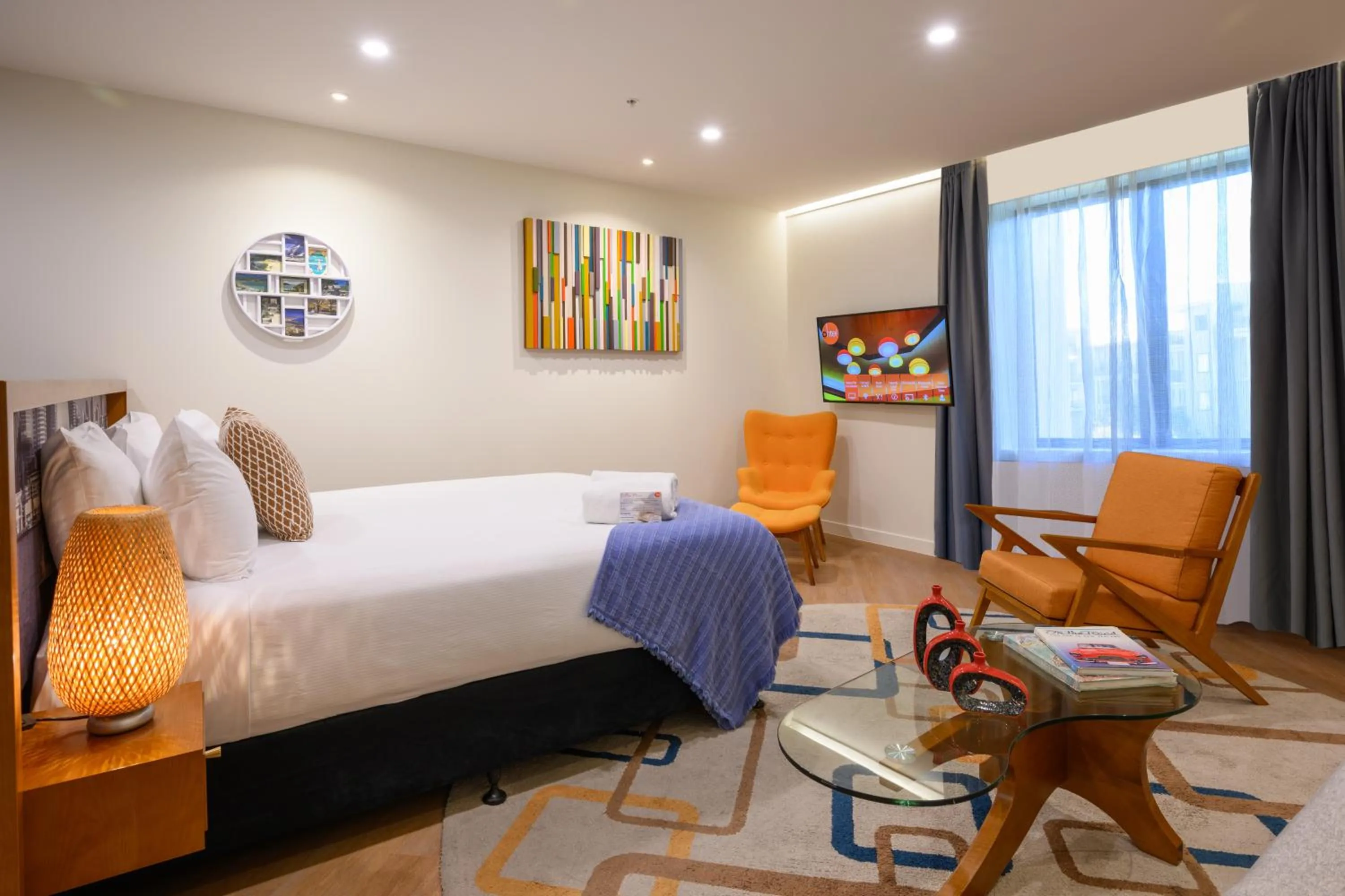 Bedroom, Bed in Ohtel Auckland