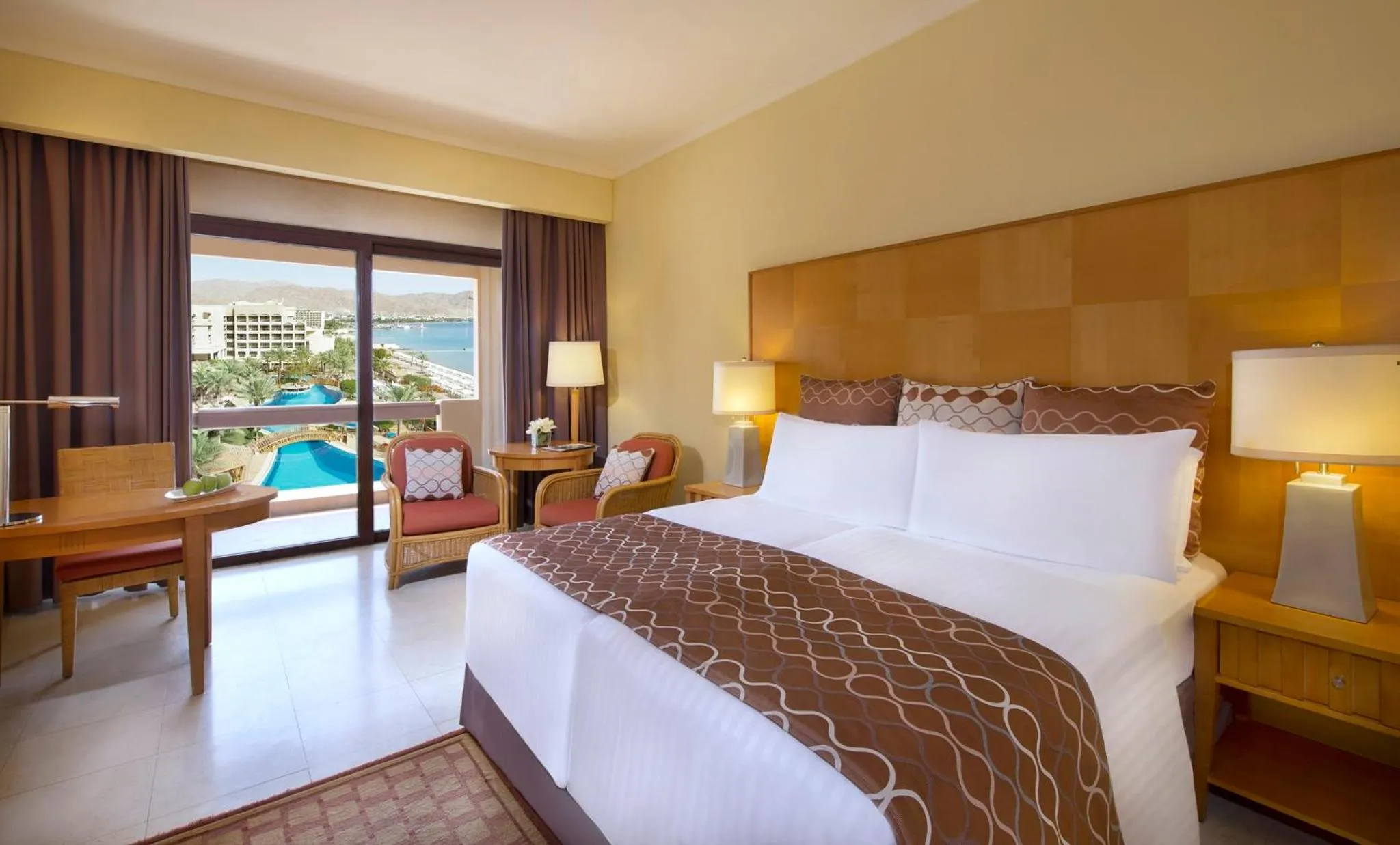 Photo of the whole room, Bed in InterContinental Aqaba by IHG