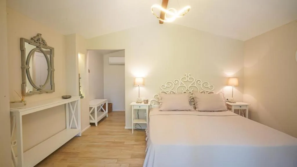 Bed in Datça Dirik Surf Beach Hotel