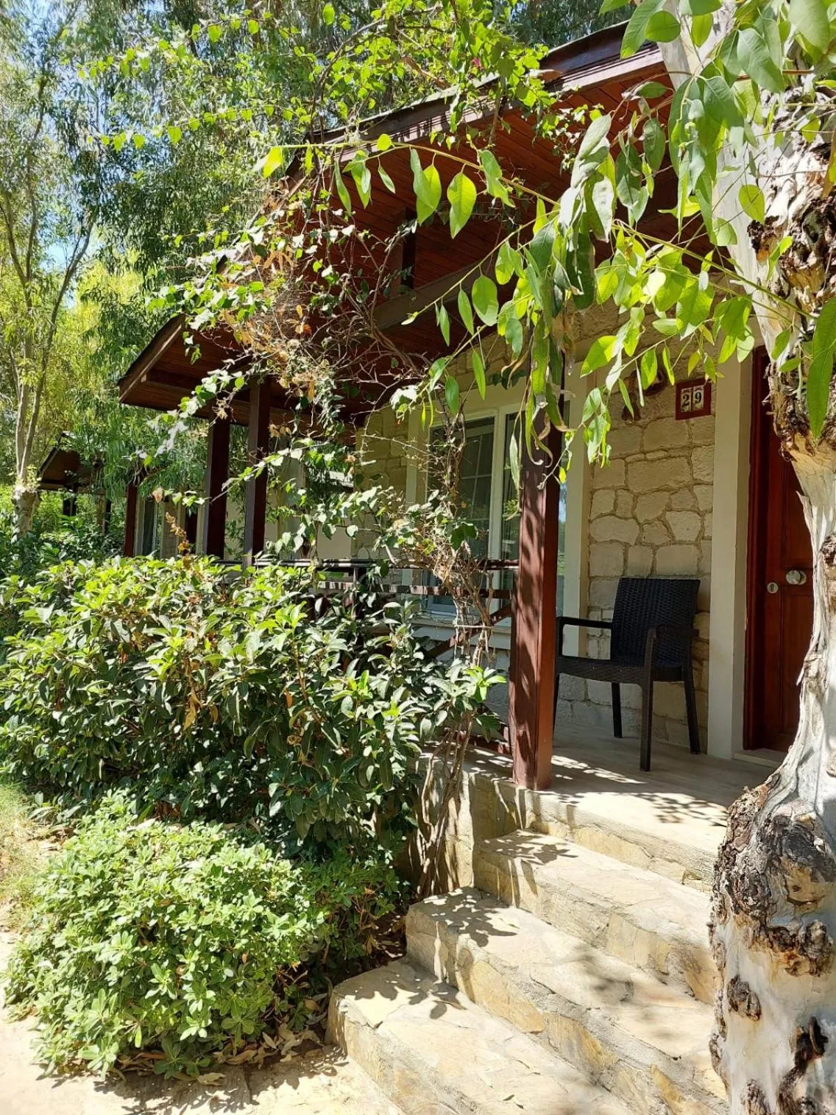 Patio in Datça Dirik Surf Beach Hotel