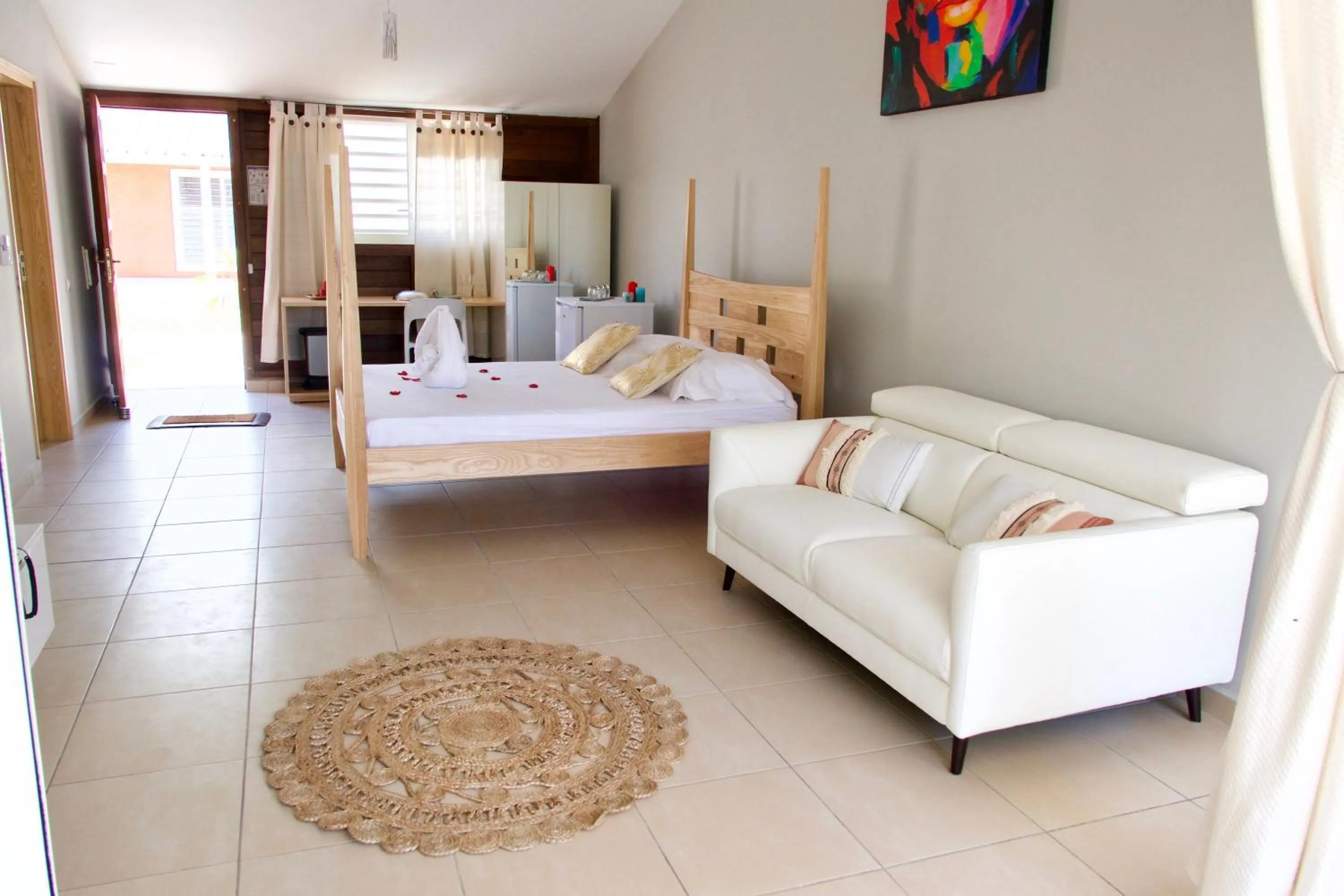 Bed in Karucoco Lodge