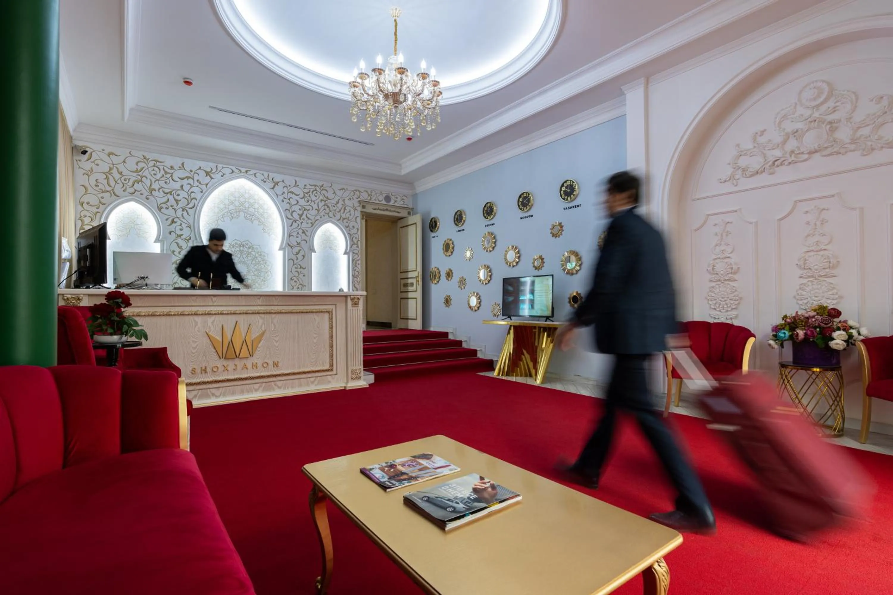 Lobby or reception in Shoxjahon Hotel - 600 Mbps Internet