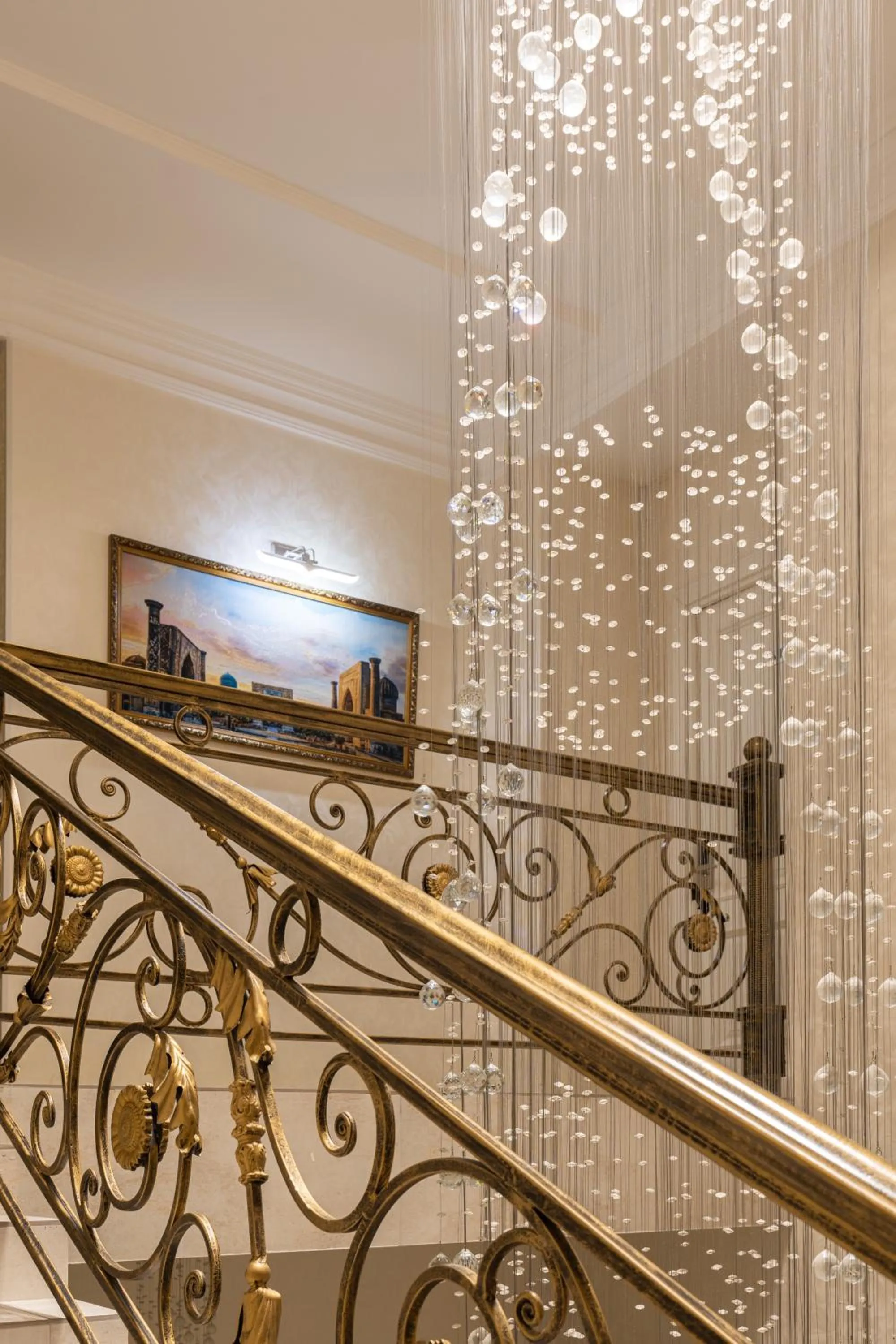 Decorative detail in Shoxjahon Hotel - 600 Mbps Internet