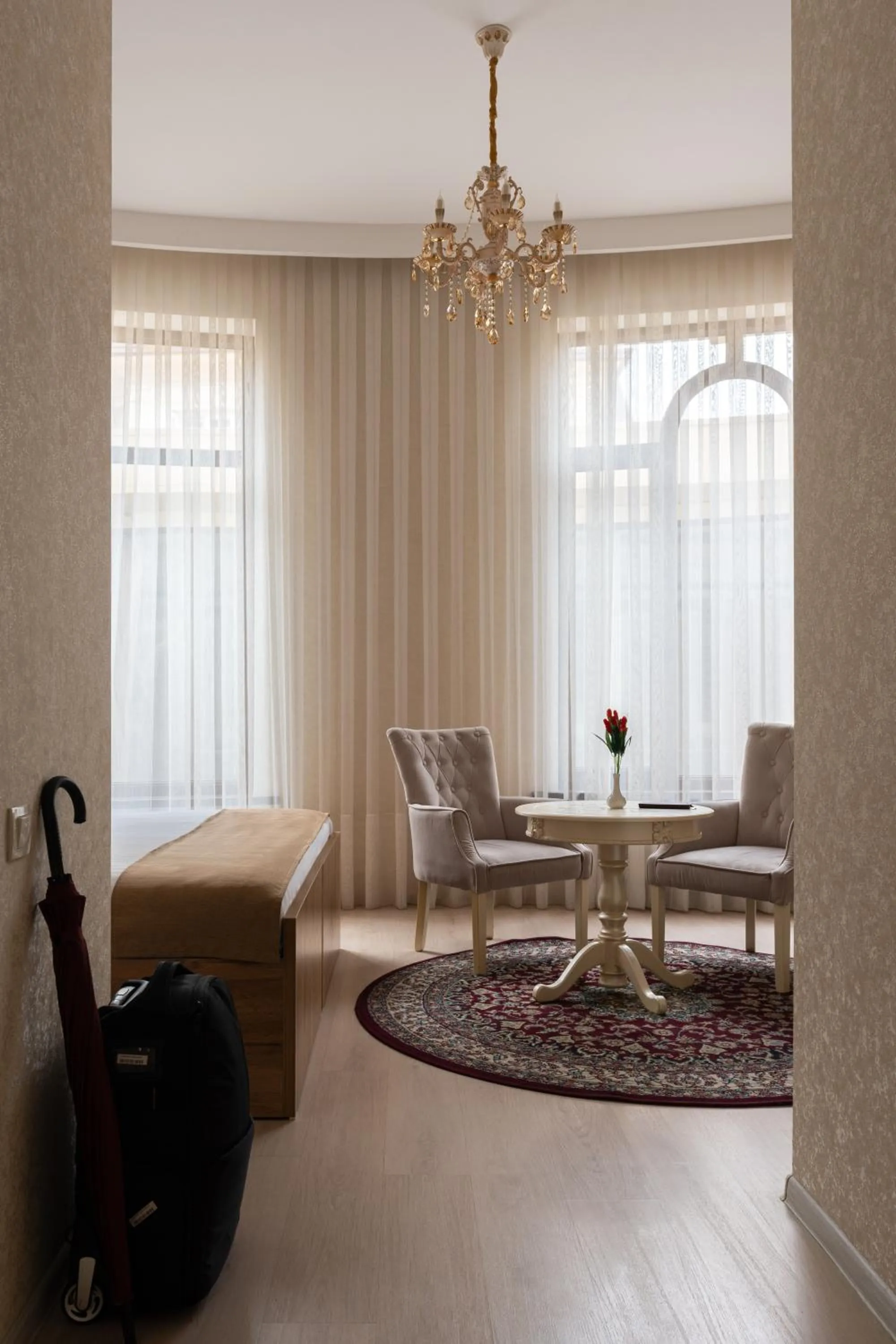 Seating area in Shoxjahon Hotel - 600 Mbps Internet