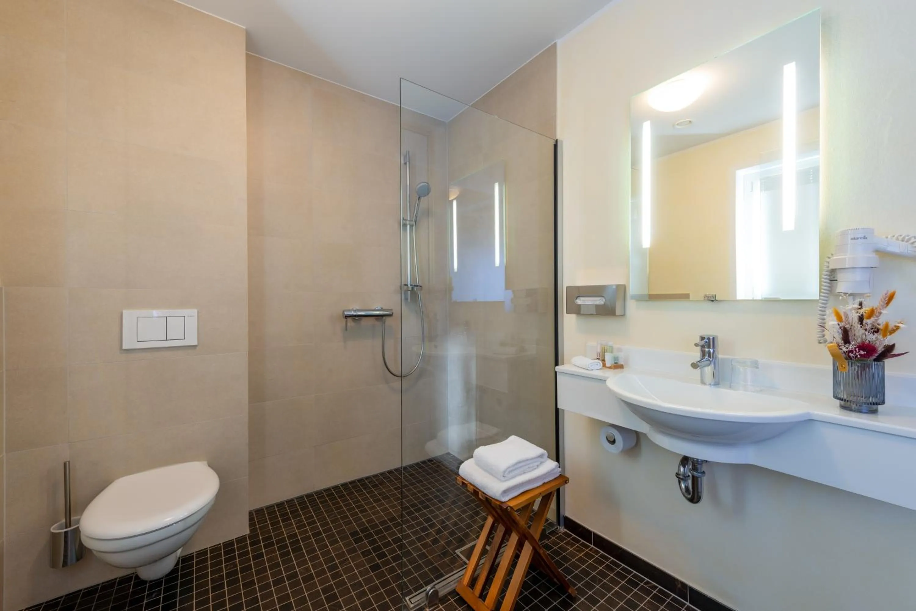 Bathroom in BEHLs Genusshotel im Brennhaus