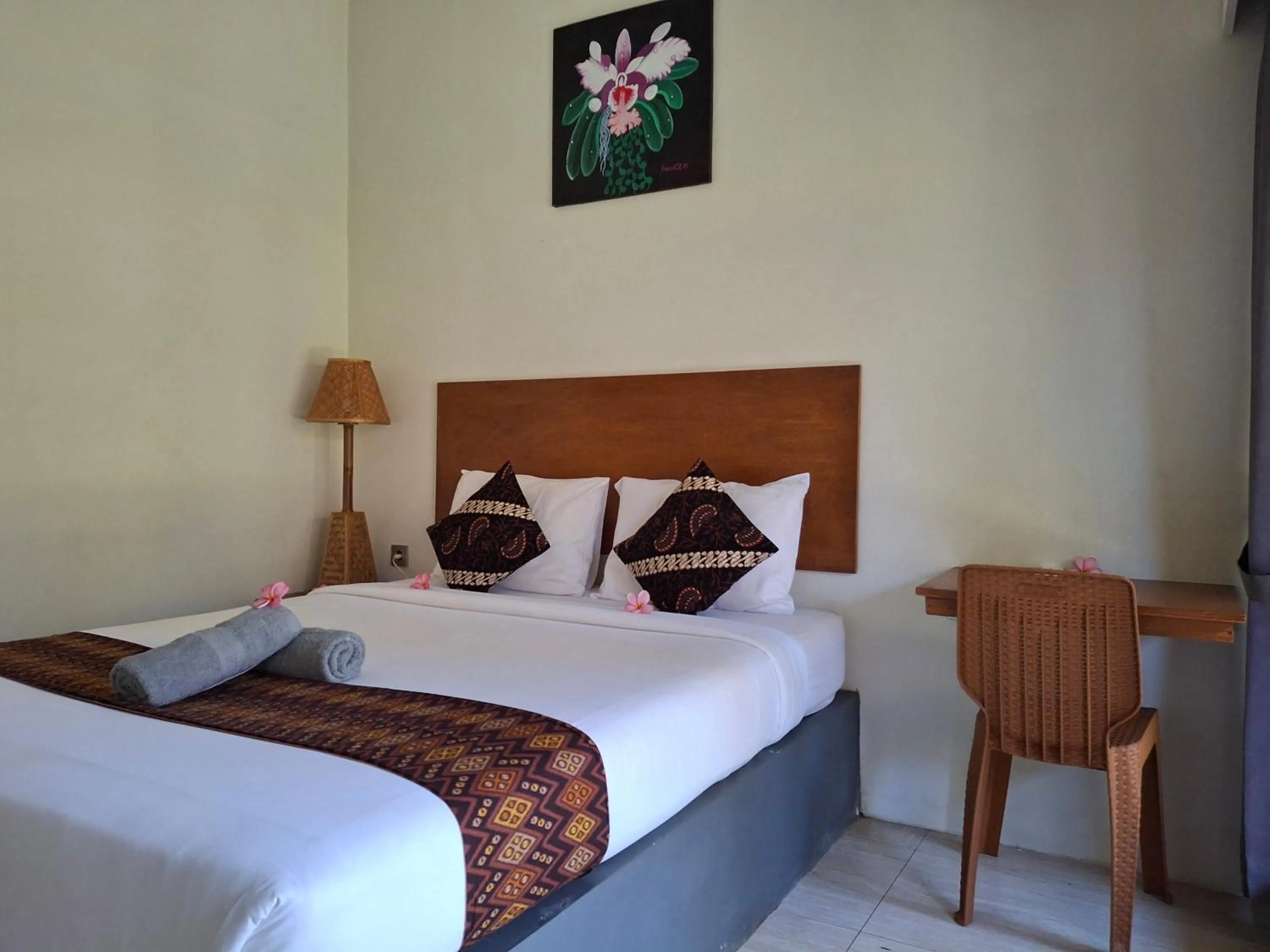 Bed in Sammy Cottage Senggigi